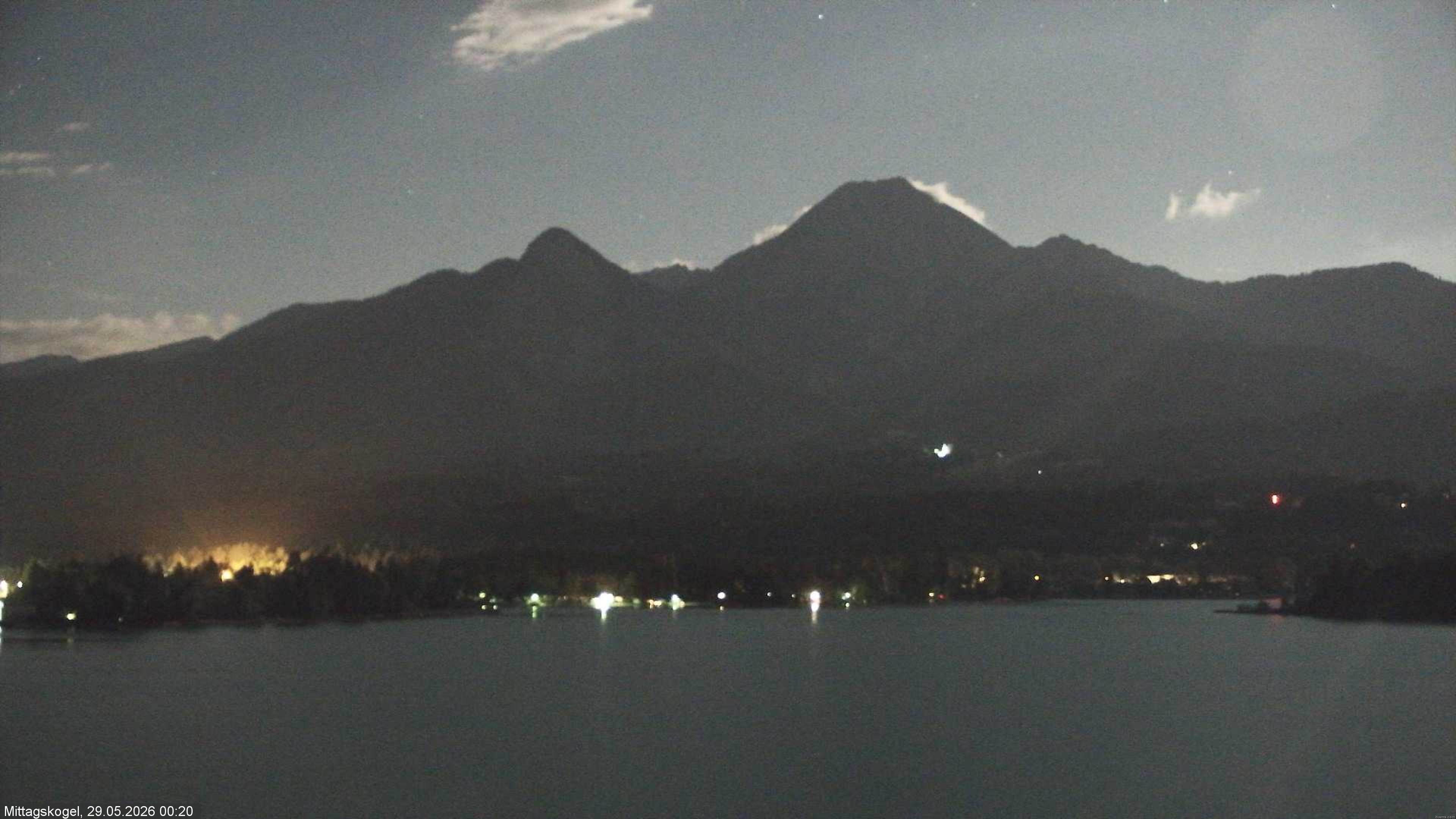 Archived image Webcam Mittagskogel mountain, Faaker See lake