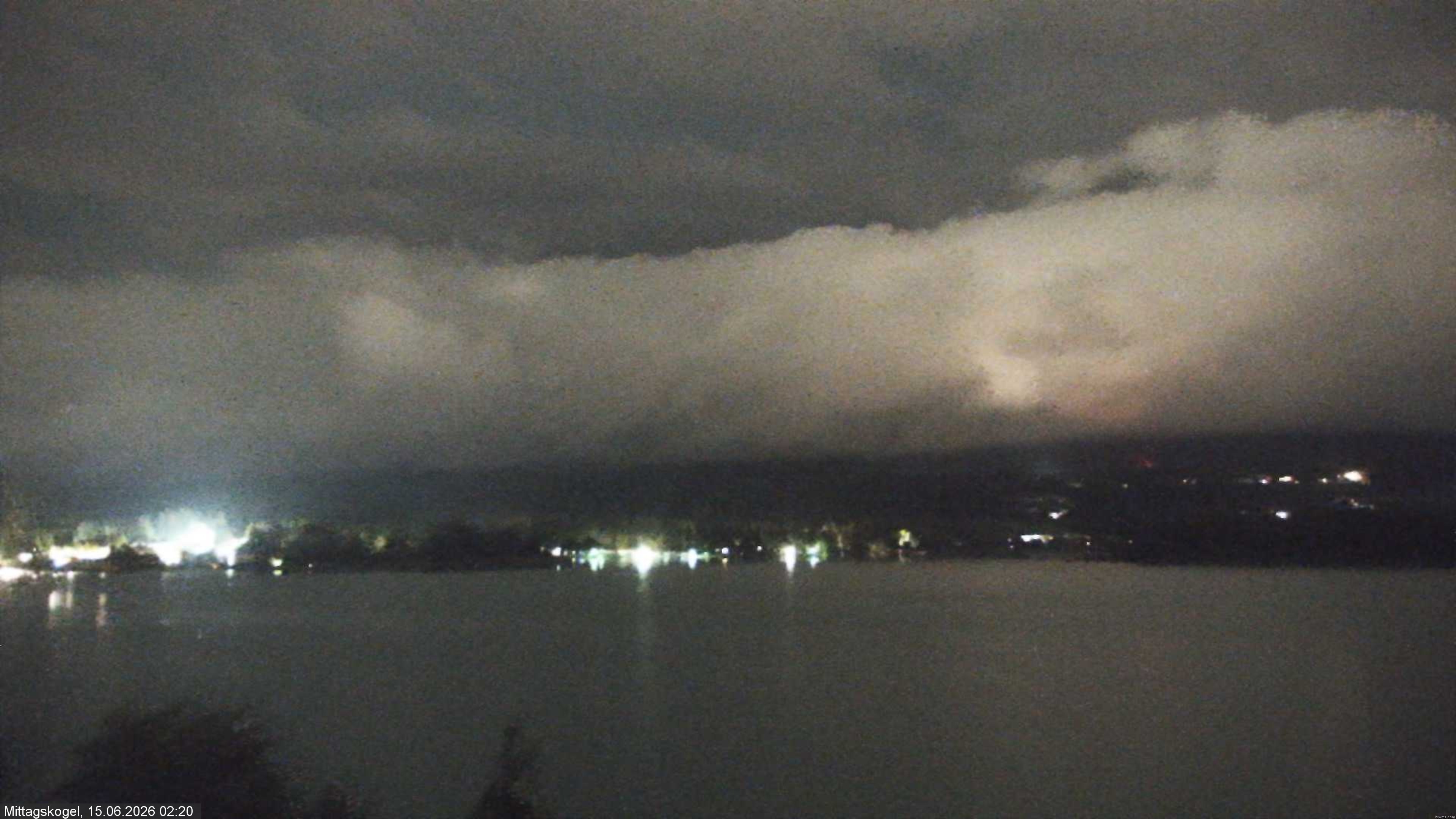 Archiv Foto Webcam Faaker See, Blickrichtung Mittagskogel