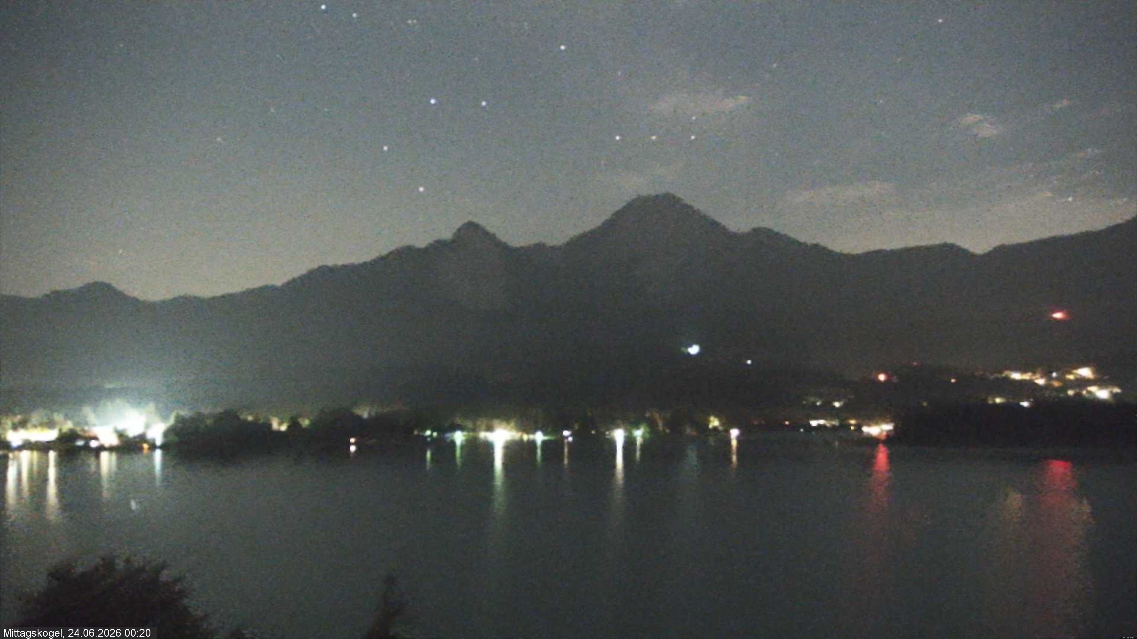 Archived image Webcam Mittagskogel mountain, Faaker See lake