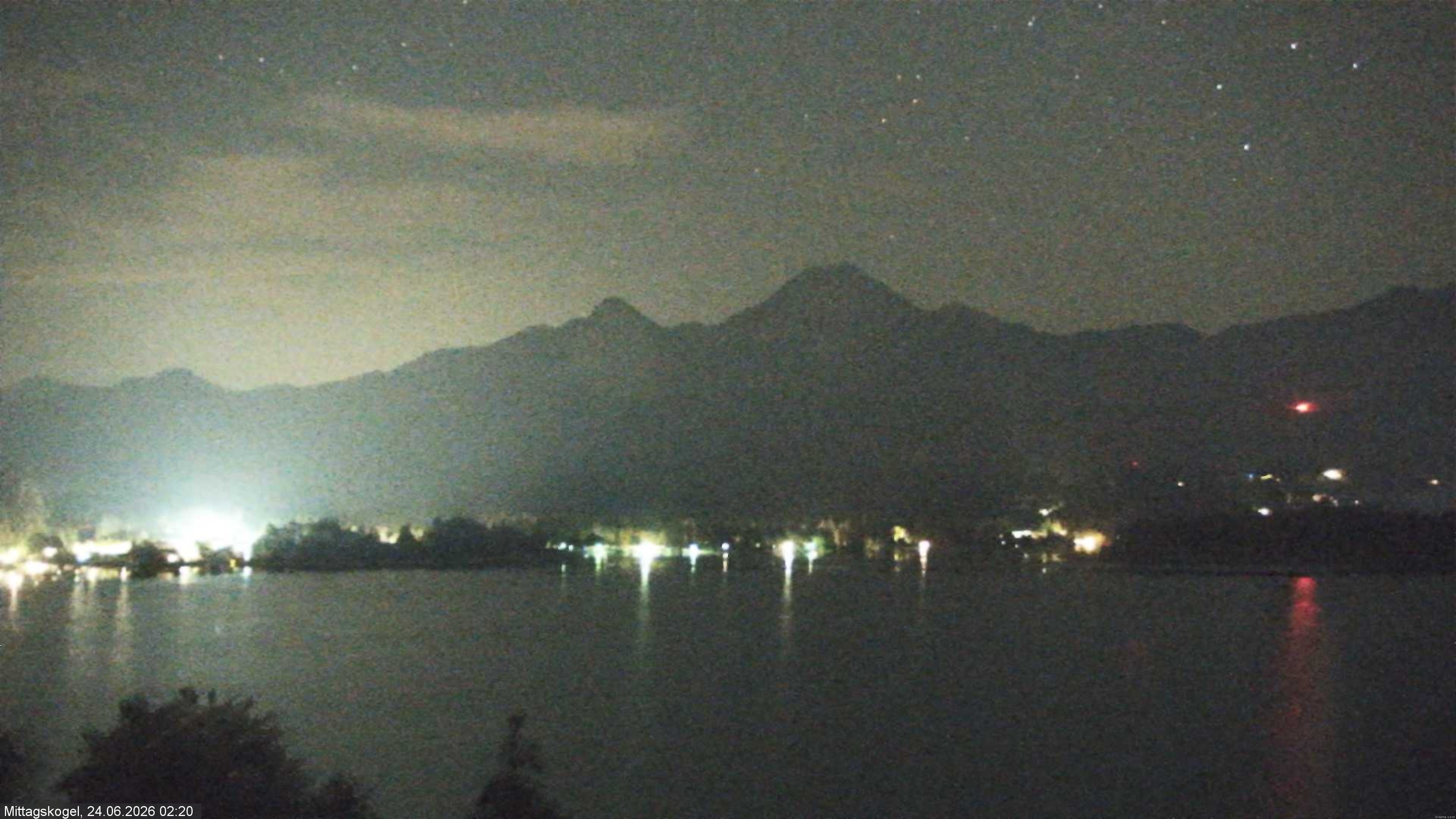 Archived image Webcam Mittagskogel mountain, Faaker See lake