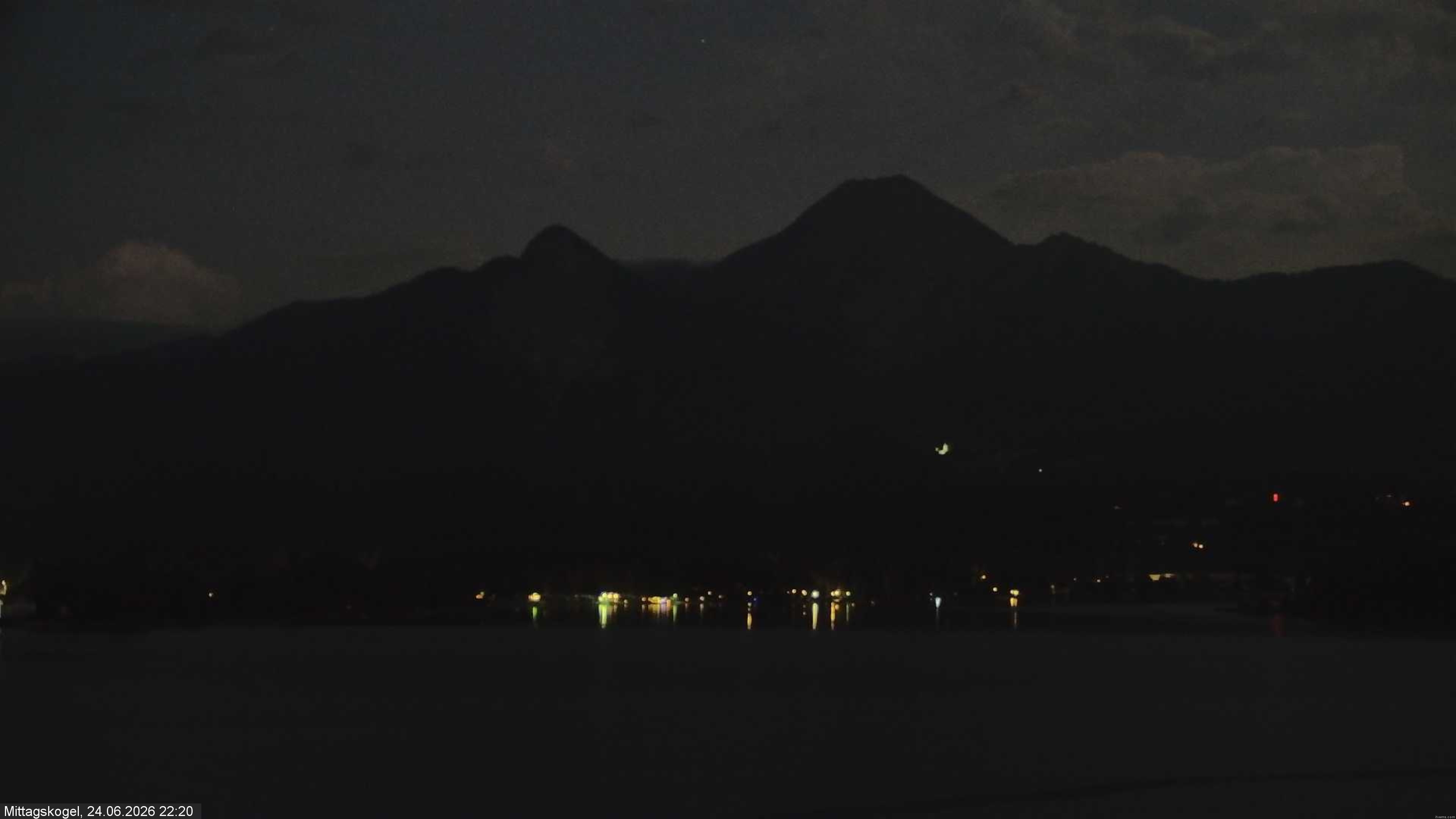 Archiv Foto Webcam Faaker See, Blickrichtung Mittagskogel