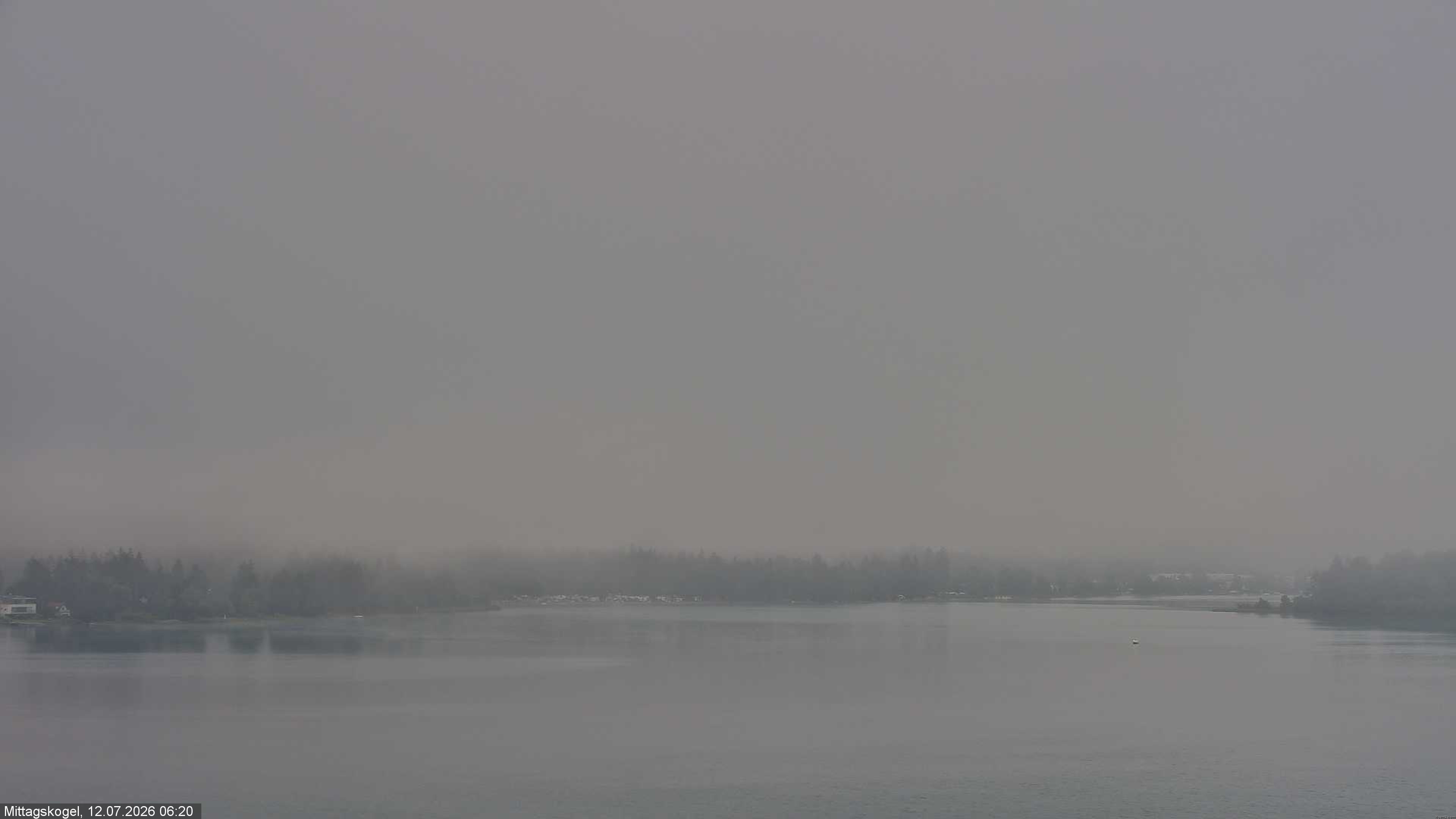 Archived image Webcam Mittagskogel mountain, Faaker See lake