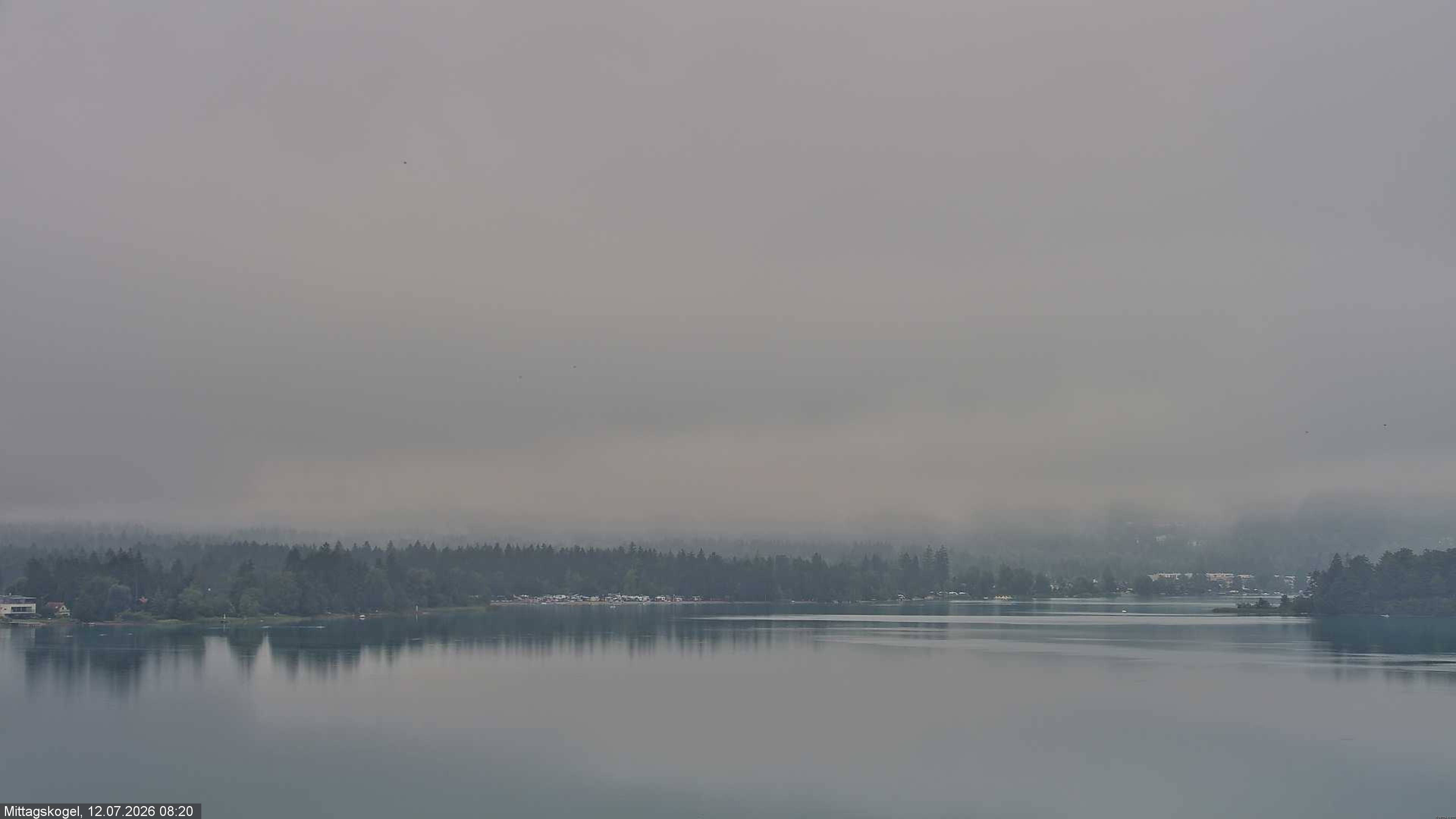 Archived image Webcam Mittagskogel mountain, Faaker See lake