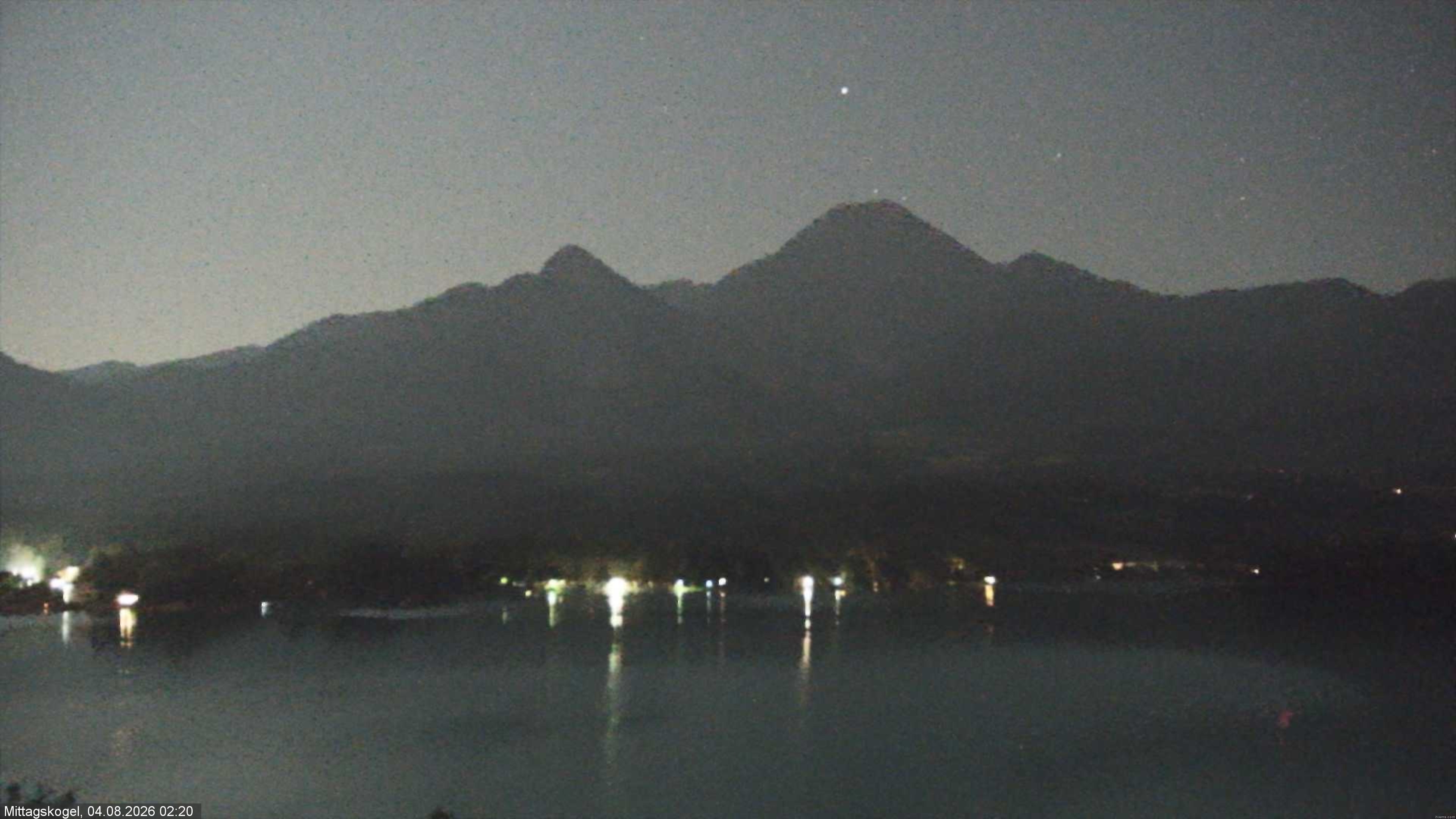 Archived image Webcam Mittagskogel mountain, Faaker See lake