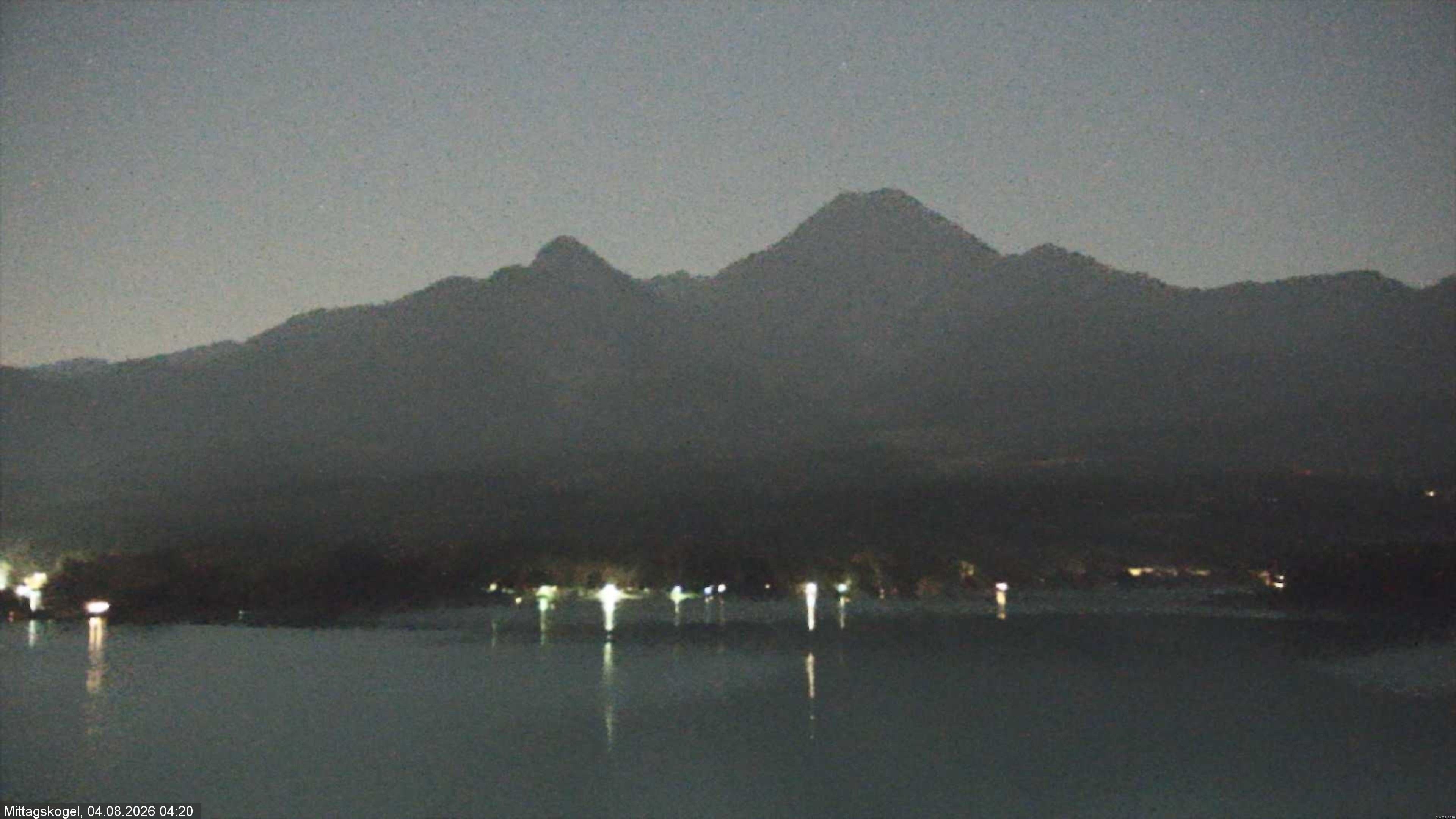 Archived image Webcam Mittagskogel mountain, Faaker See lake