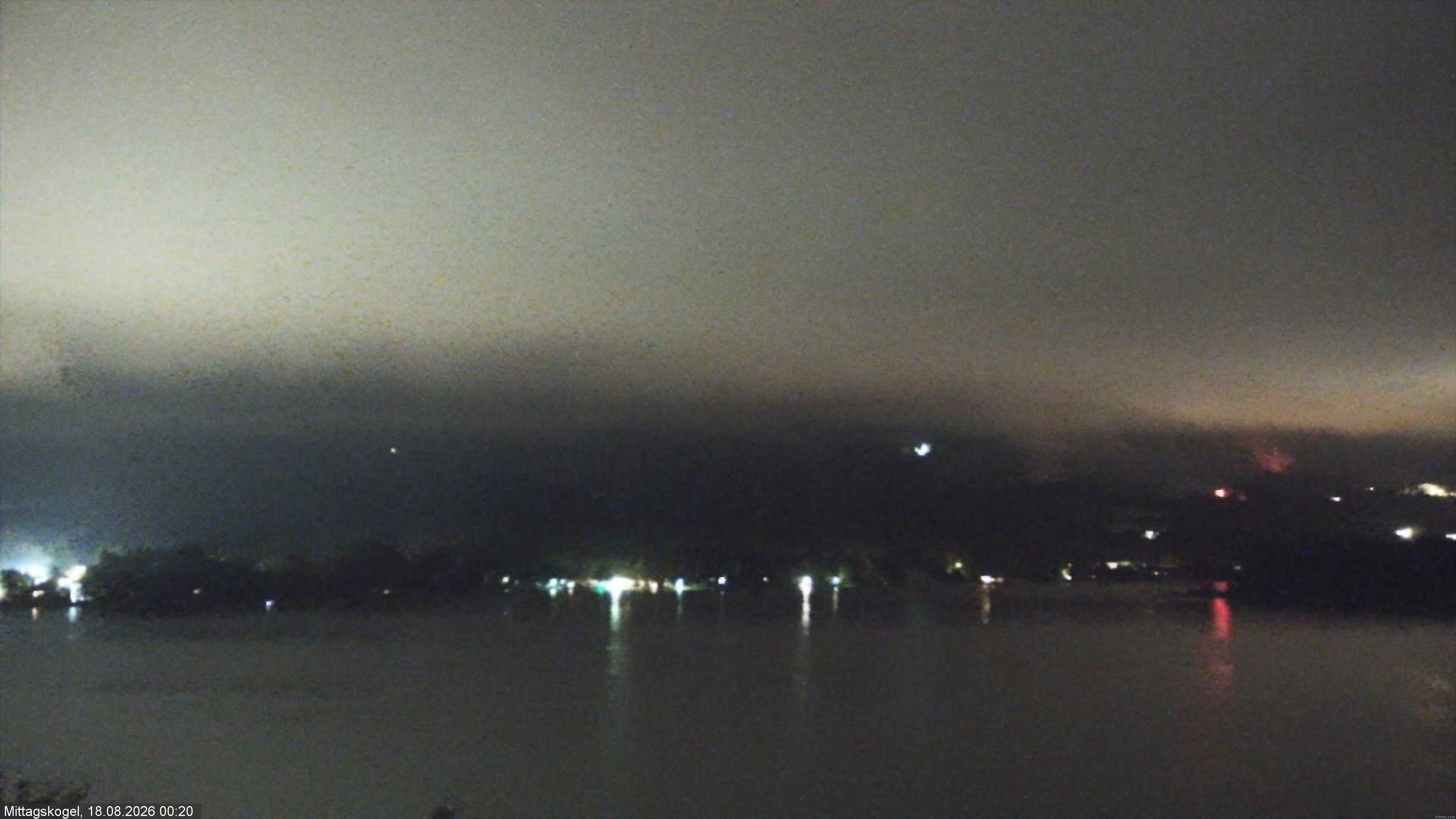 Archiv Foto Webcam Faaker See, Blickrichtung Mittagskogel