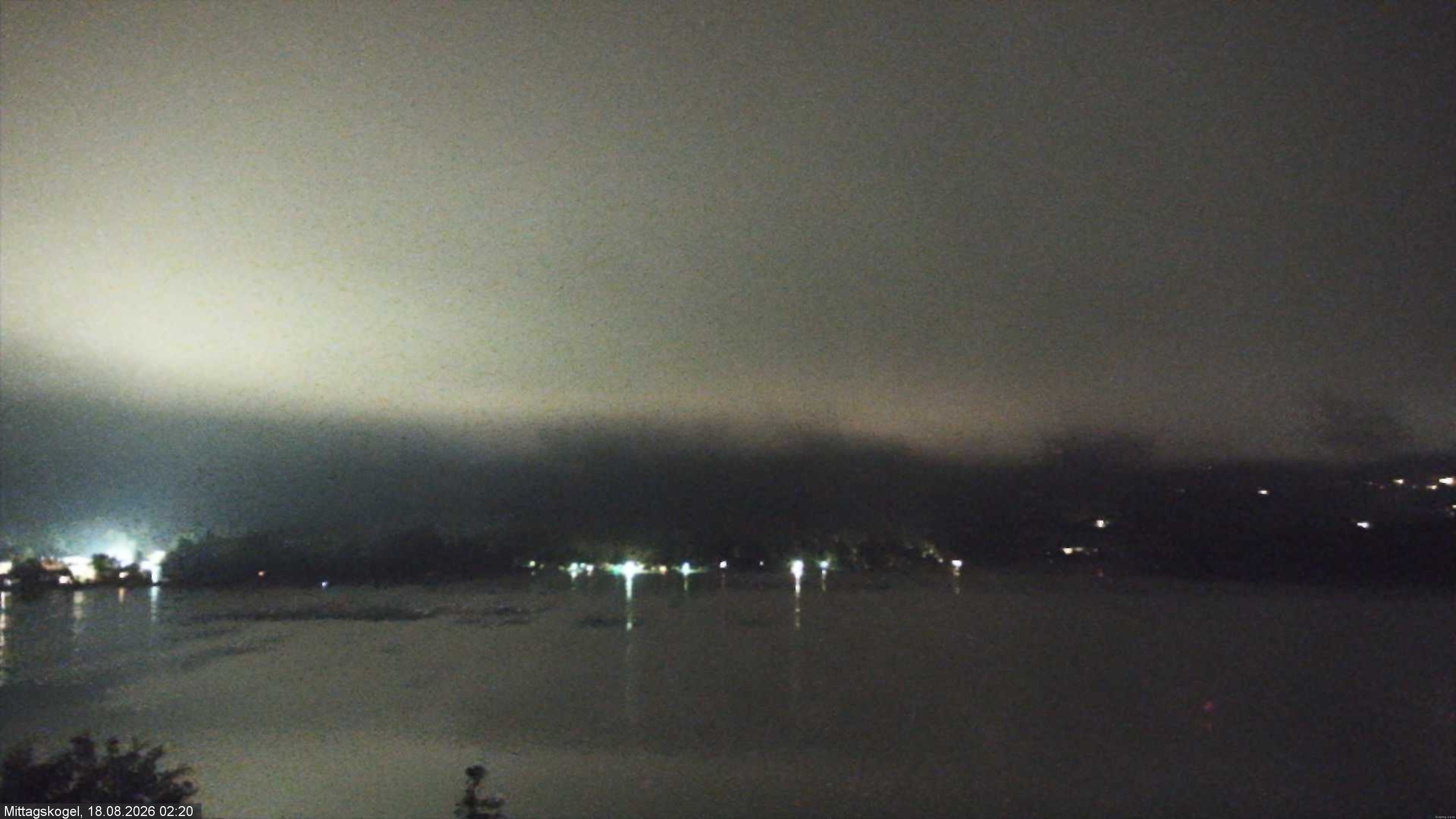 Archiv Foto Webcam Faaker See, Blickrichtung Mittagskogel