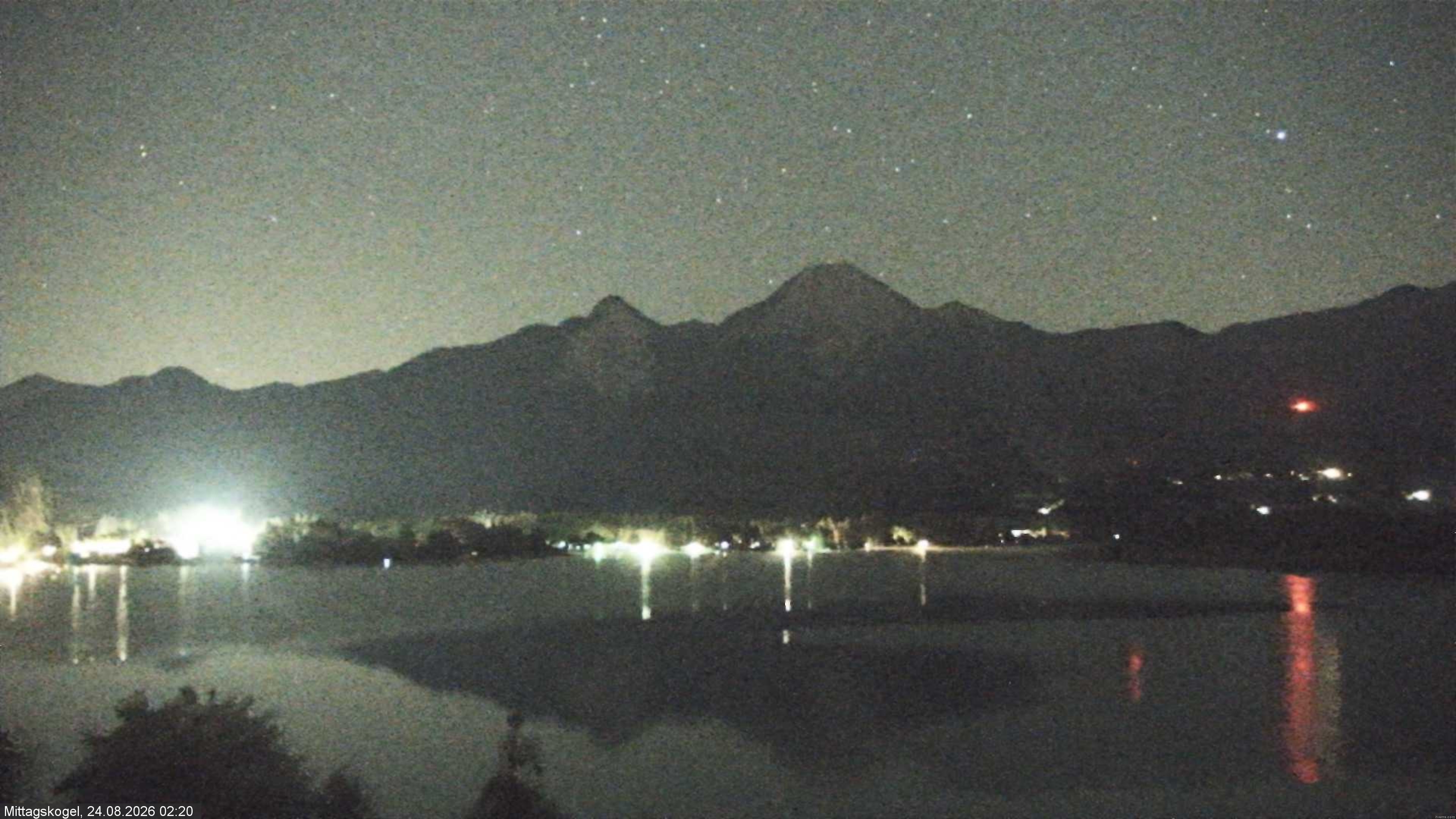 Archiv Foto Webcam Faaker See, Blickrichtung Mittagskogel