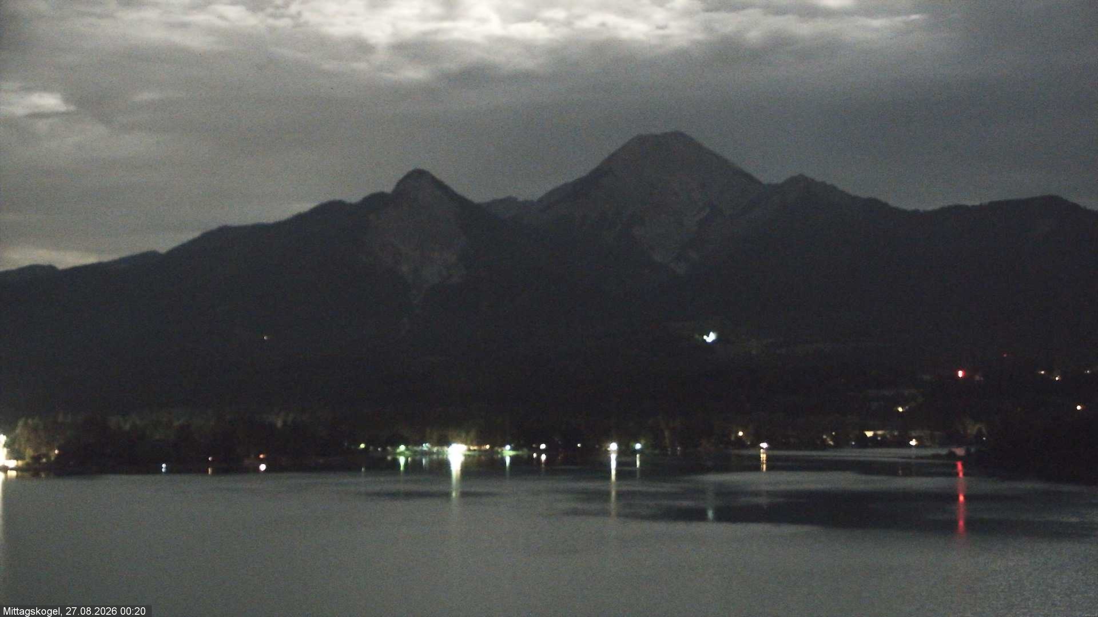 Archived image Webcam Mittagskogel mountain, Faaker See lake