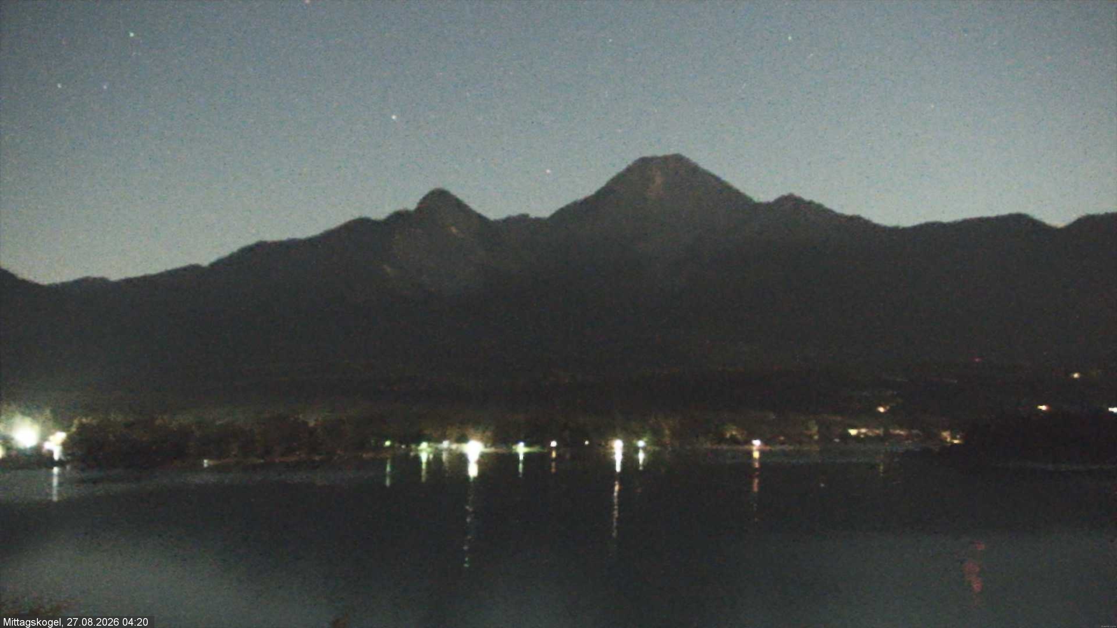 Archived image Webcam Mittagskogel mountain, Faaker See lake