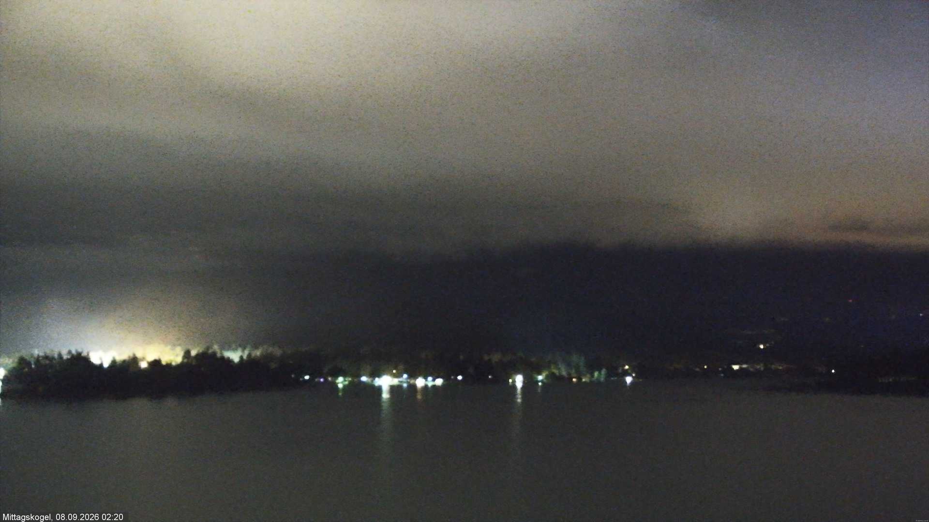 Archiv Foto Webcam Faaker See, Blickrichtung Mittagskogel