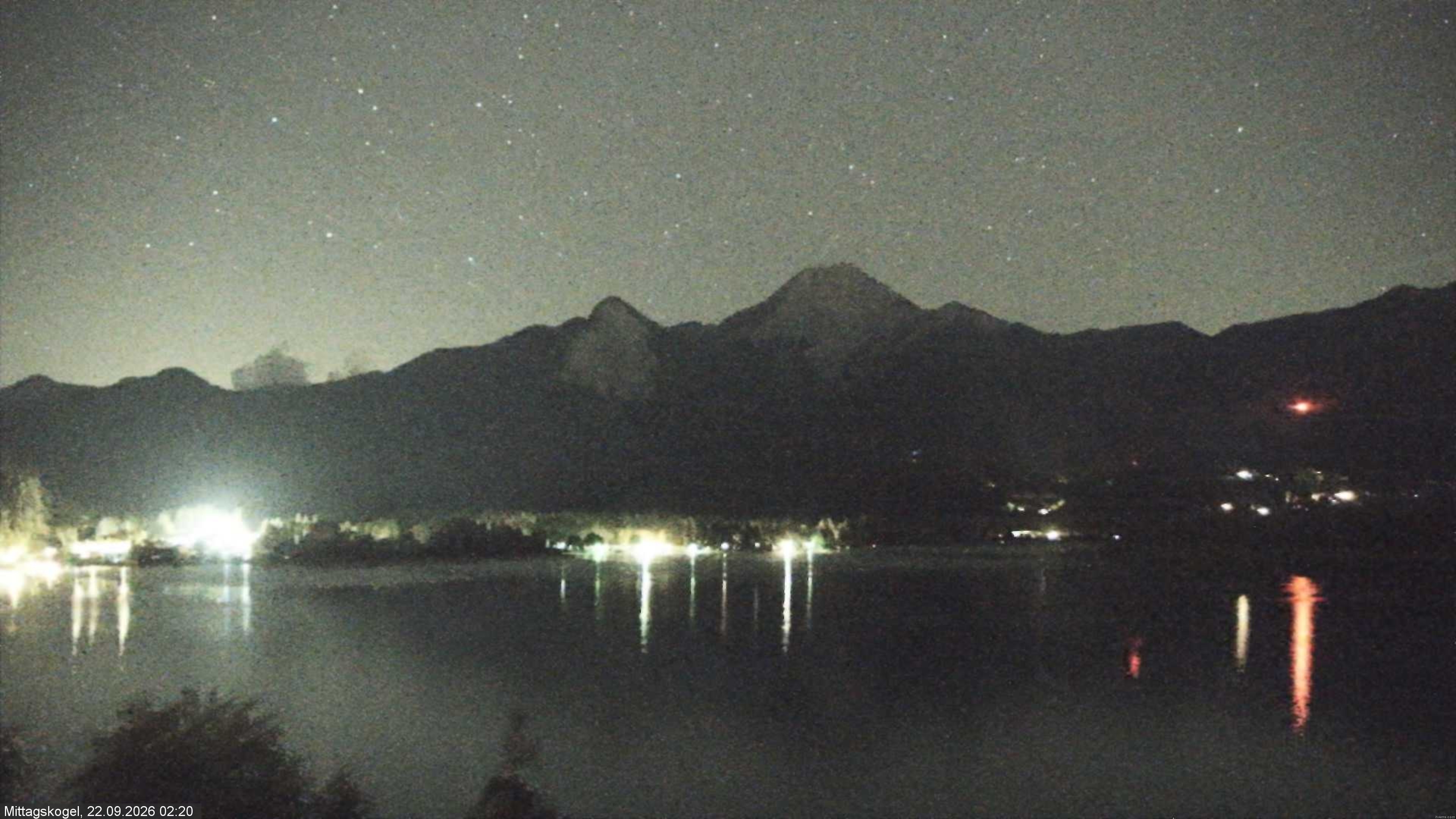 Archived image Webcam Mittagskogel mountain, Faaker See lake