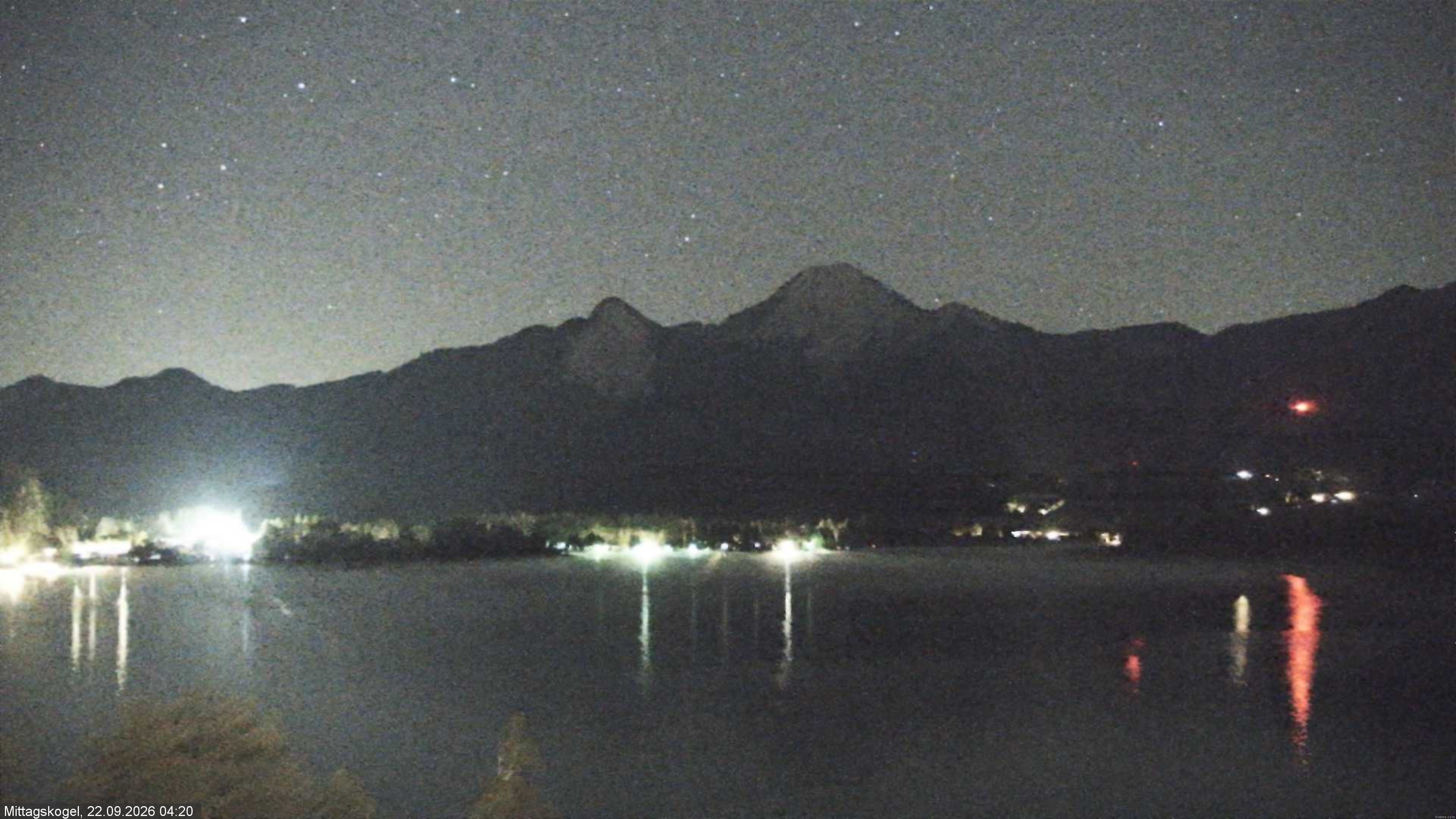 Archived image Webcam Mittagskogel mountain, Faaker See lake
