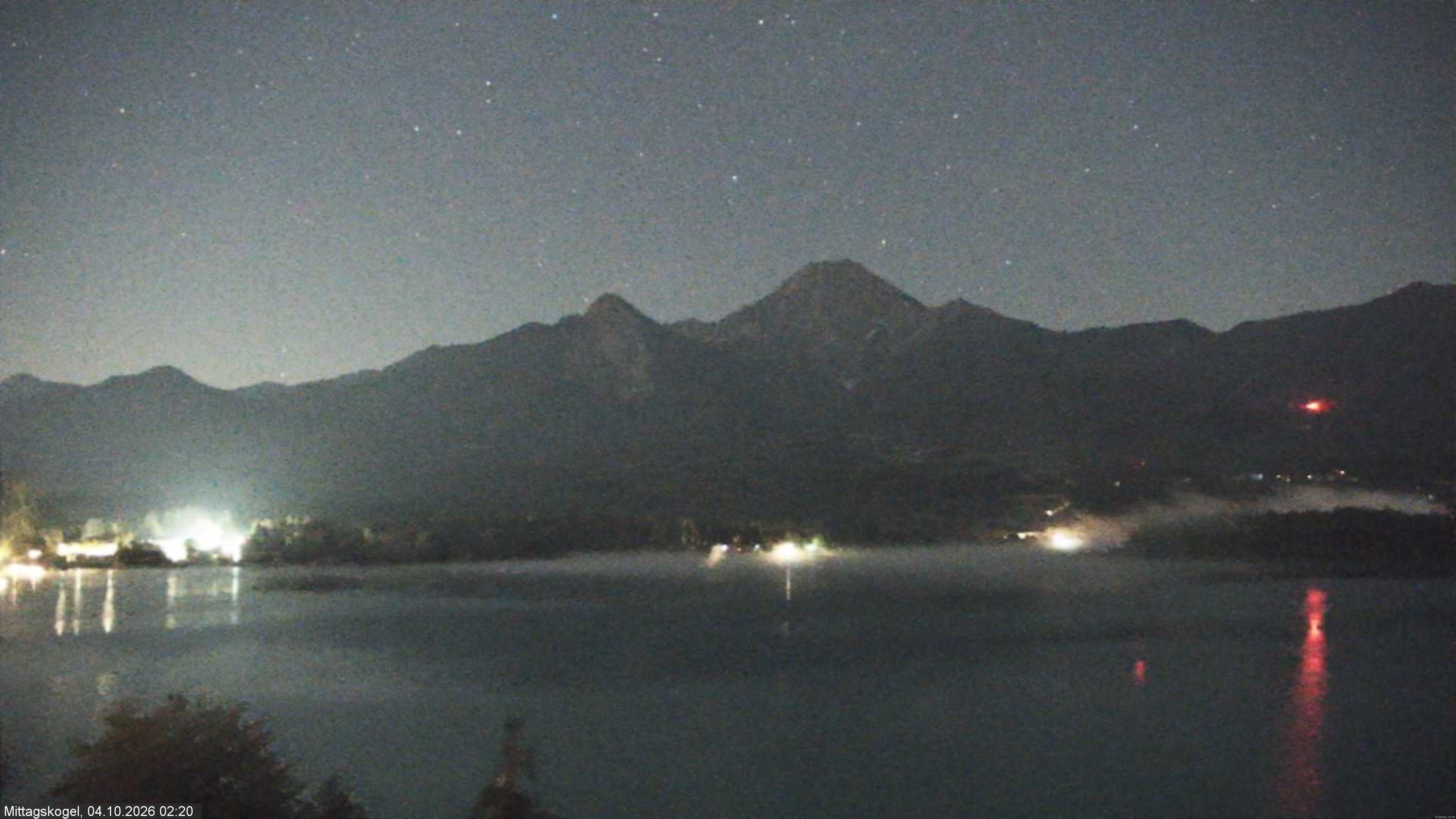 Archived image Webcam Mittagskogel mountain, Faaker See lake