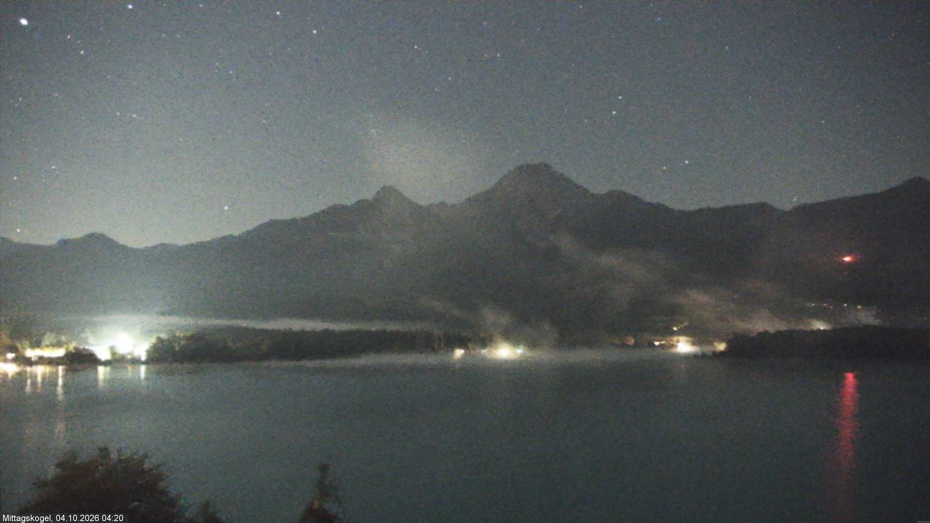 Archived image Webcam Mittagskogel mountain, Faaker See lake