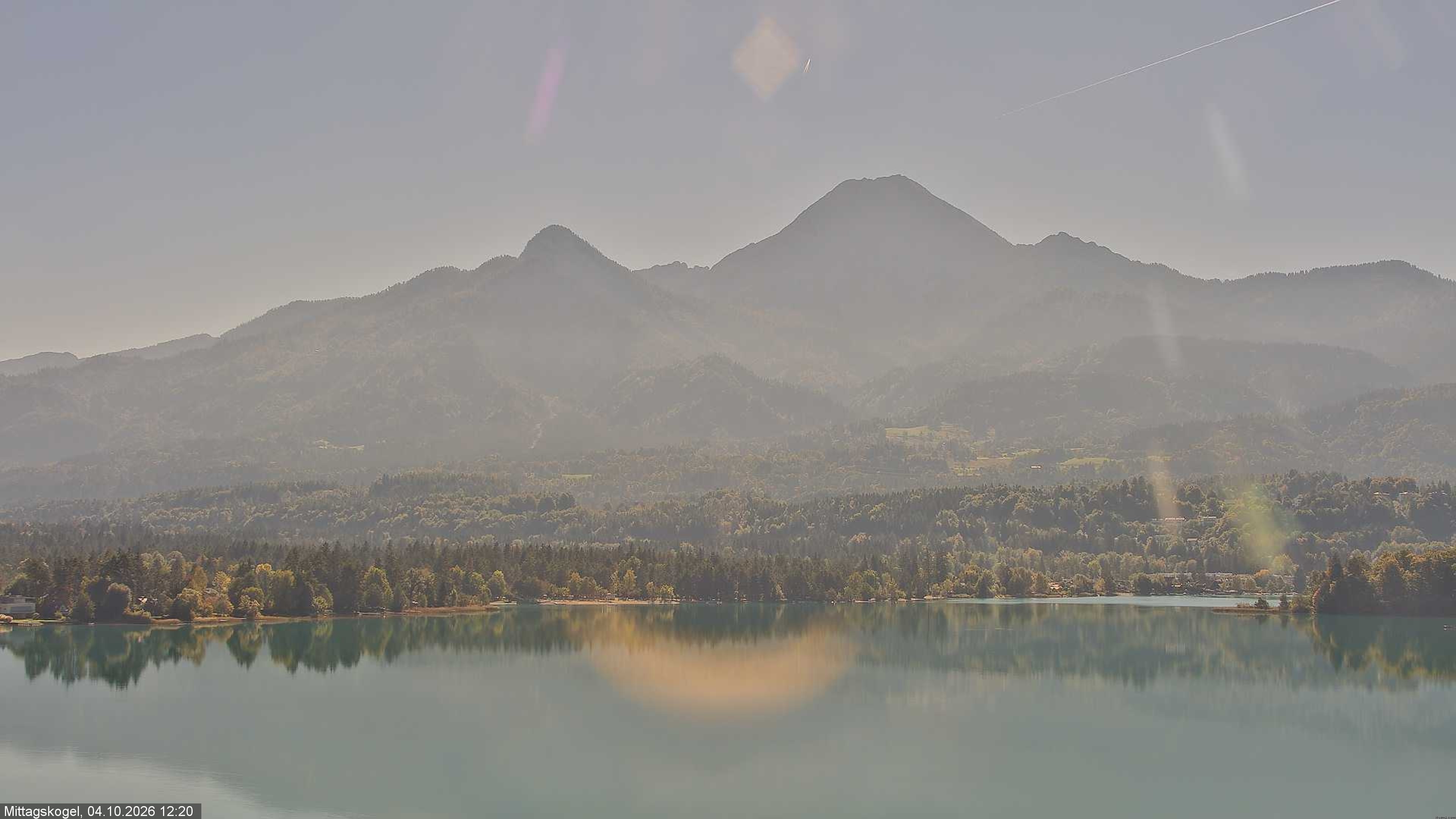Archived image Webcam Mittagskogel mountain, Faaker See lake