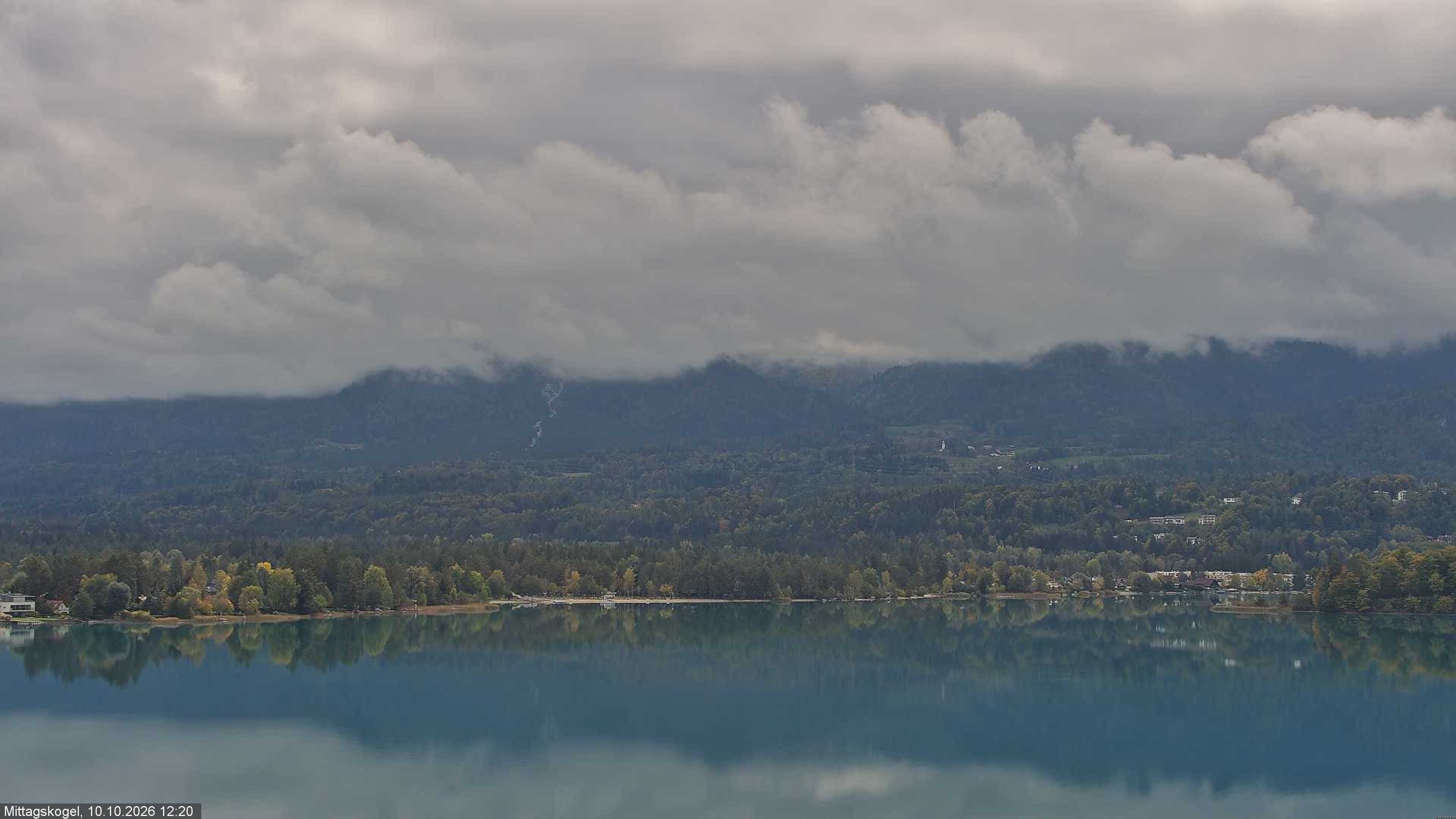 Archived image Webcam Mittagskogel mountain, Faaker See lake