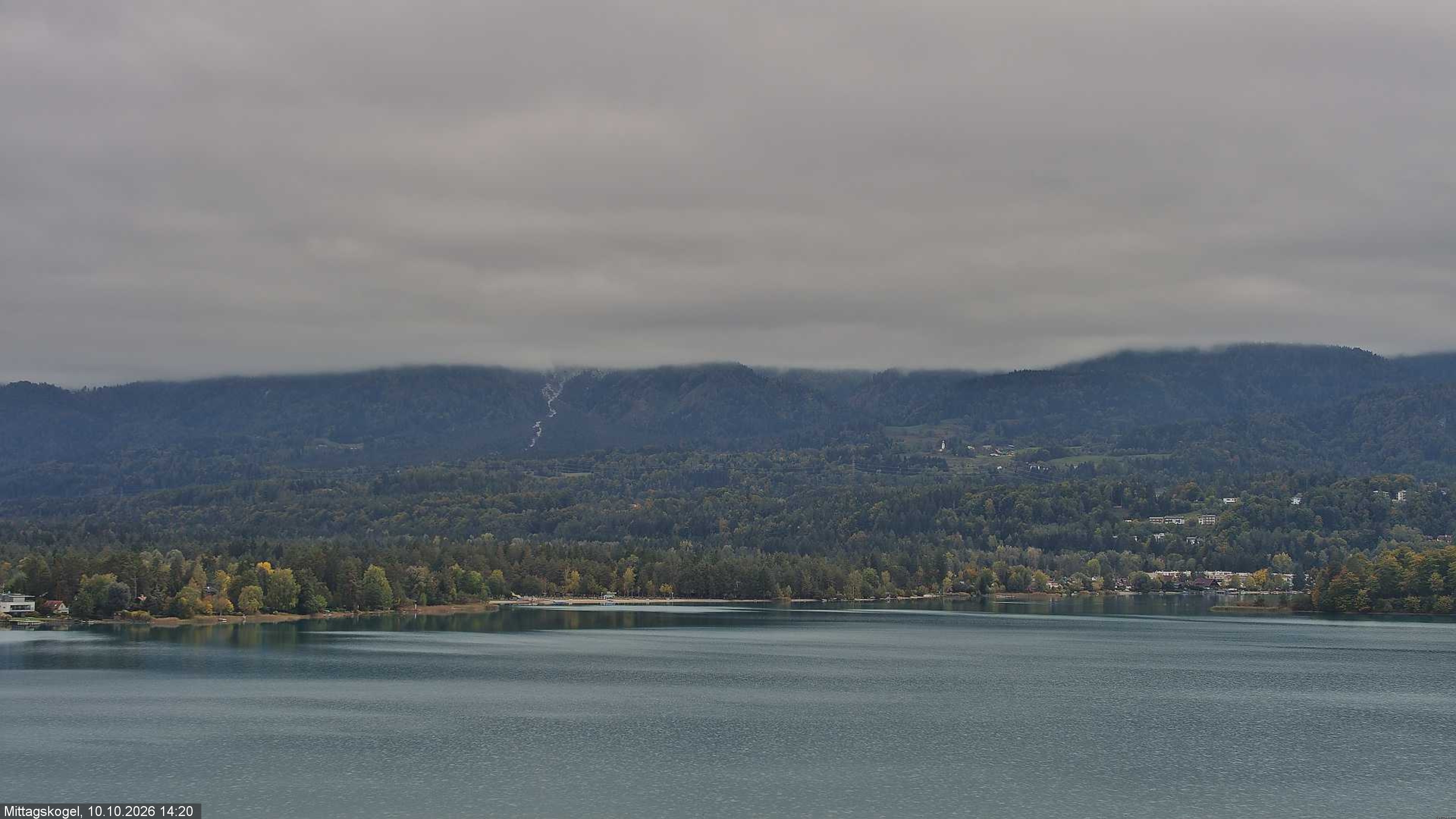 Archived image Webcam Mittagskogel mountain, Faaker See lake