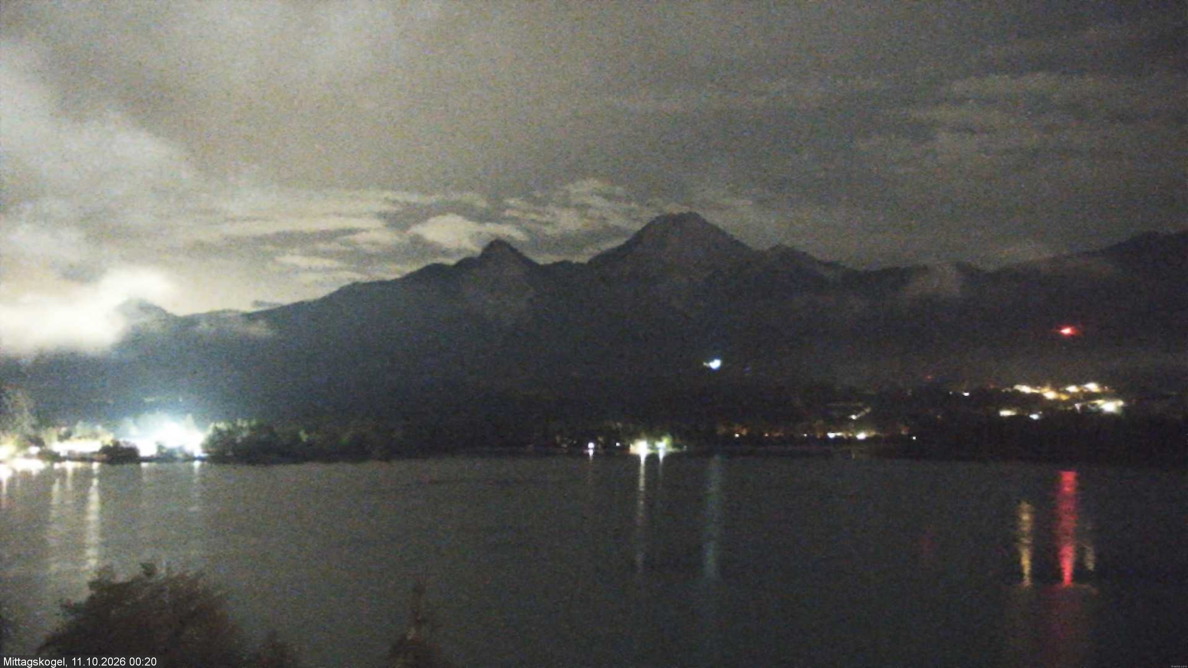 Archiv Foto Webcam Faaker See, Blickrichtung Mittagskogel