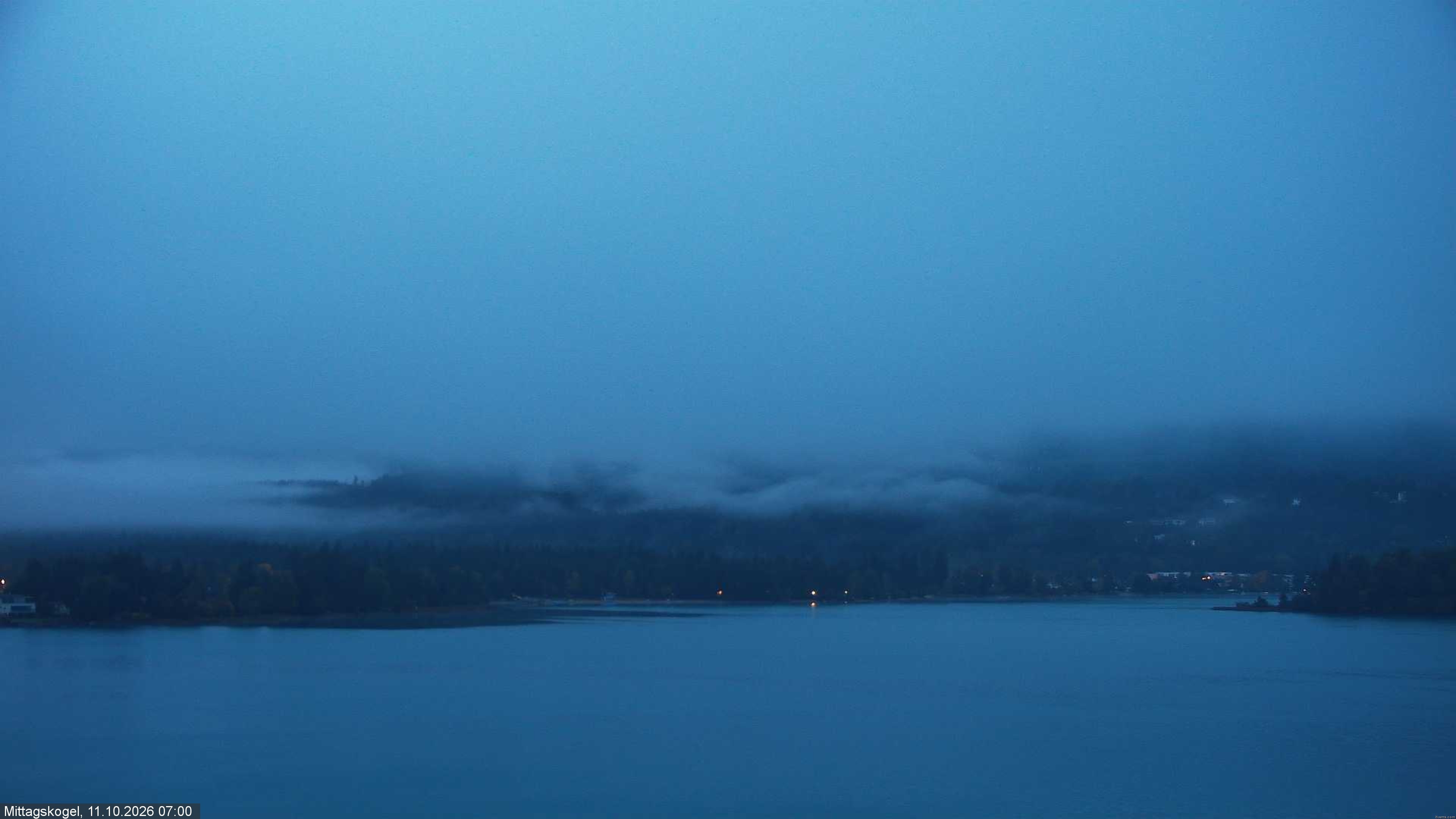 Archived image Webcam Mittagskogel mountain, Faaker See lake