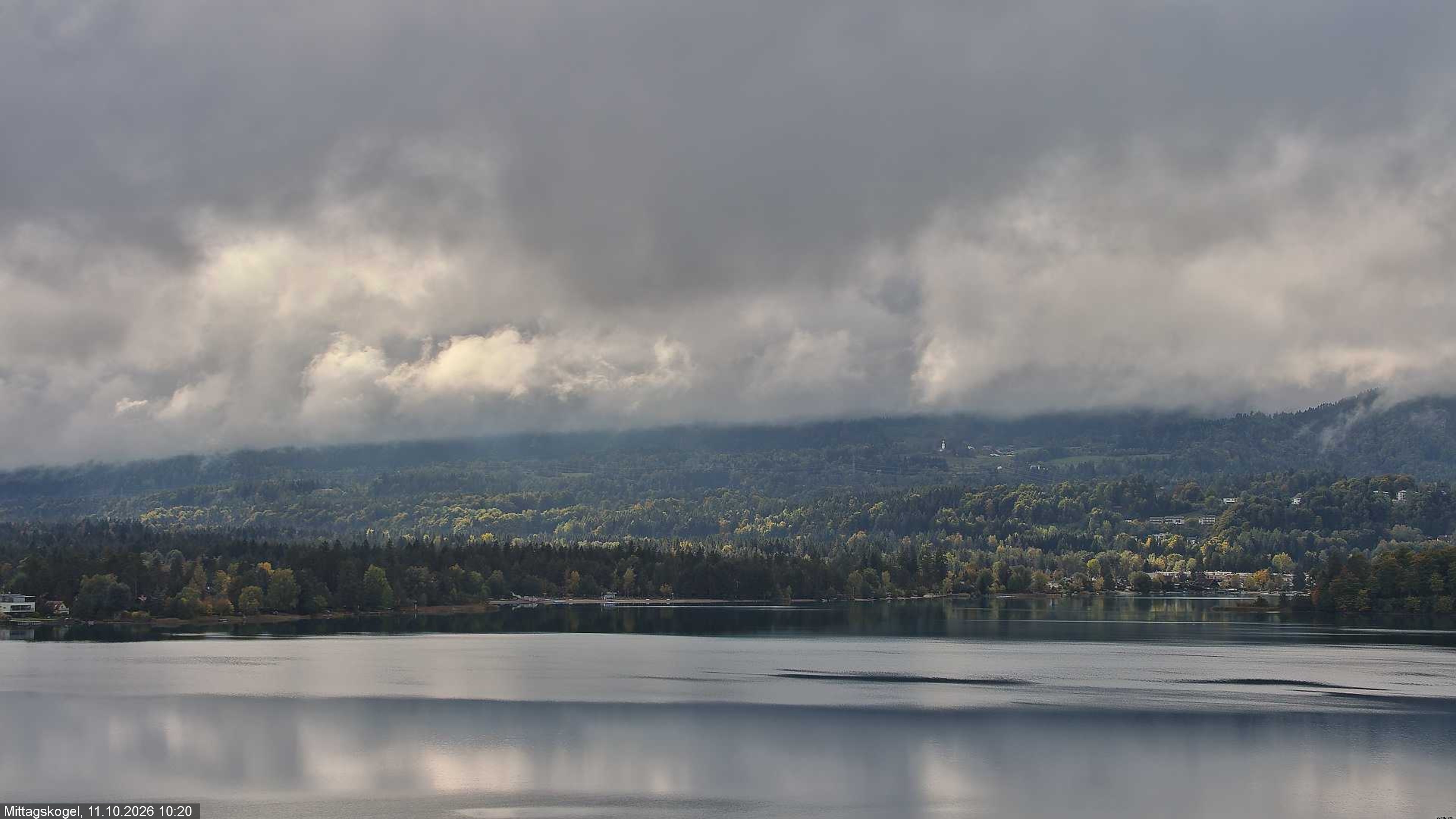 Archived image Webcam Mittagskogel mountain, Faaker See lake