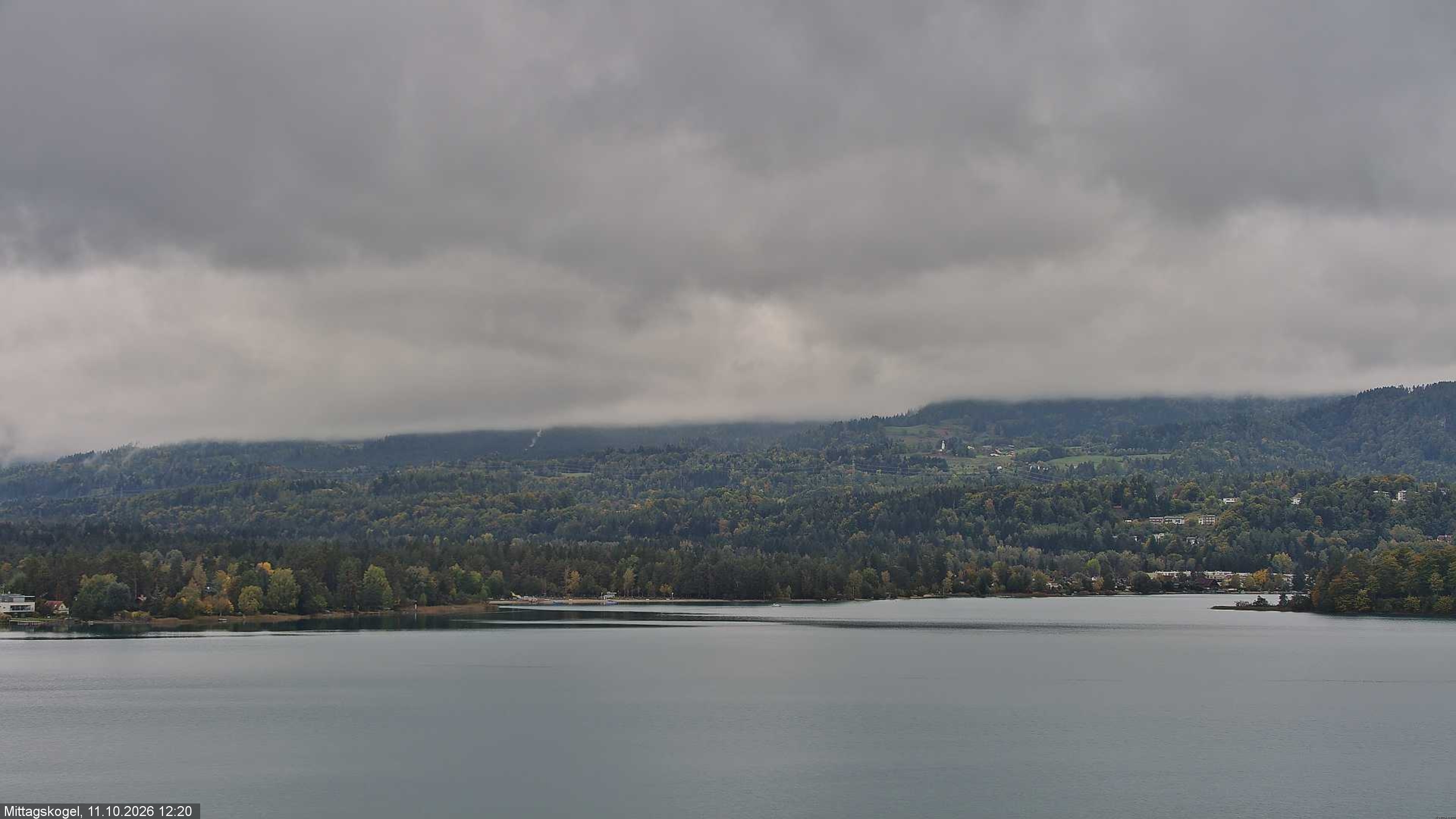 Archived image Webcam Mittagskogel mountain, Faaker See lake