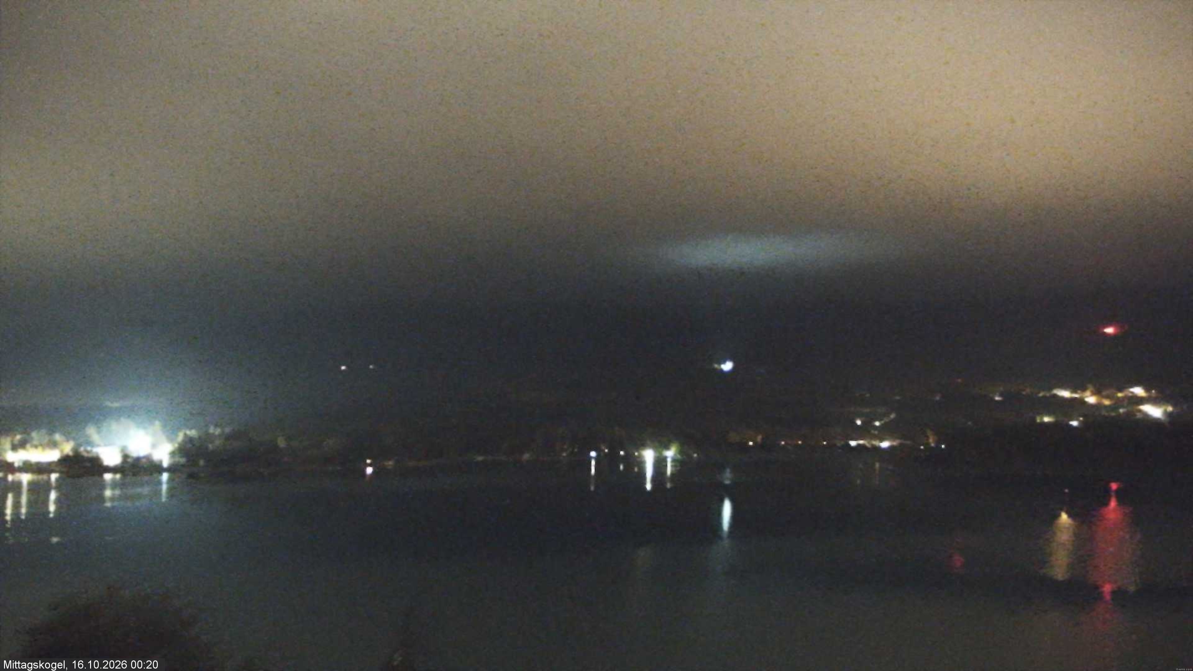 Archiv Foto Webcam Faaker See, Blickrichtung Mittagskogel