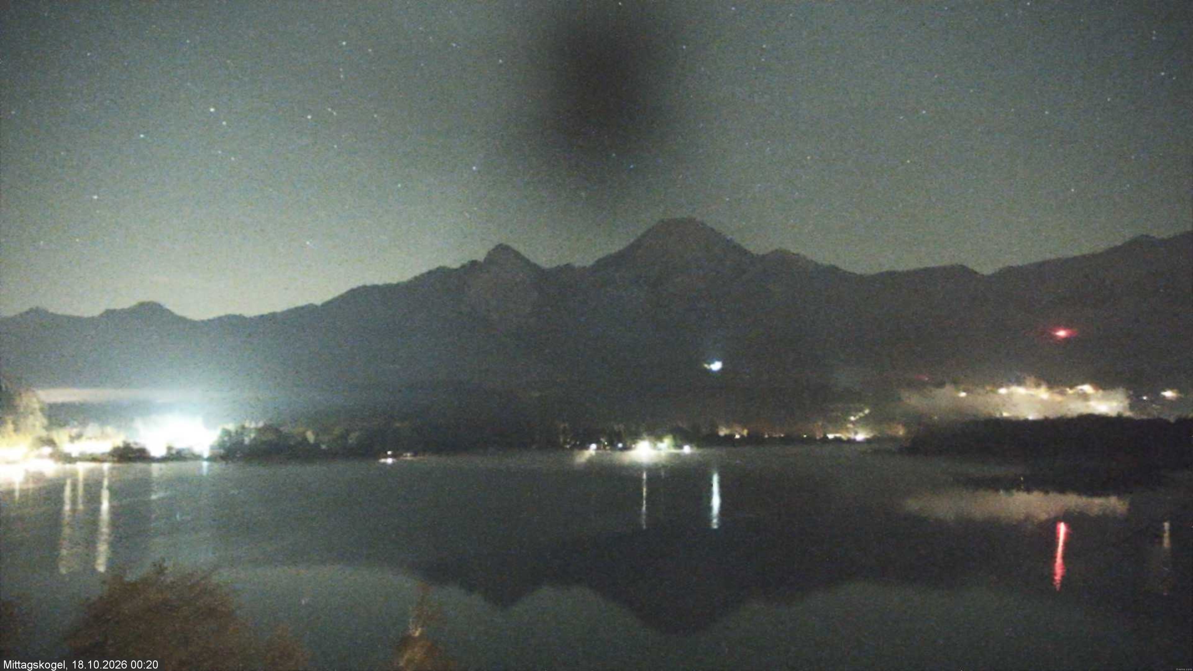 Archiv Foto Webcam Faaker See, Blickrichtung Mittagskogel
