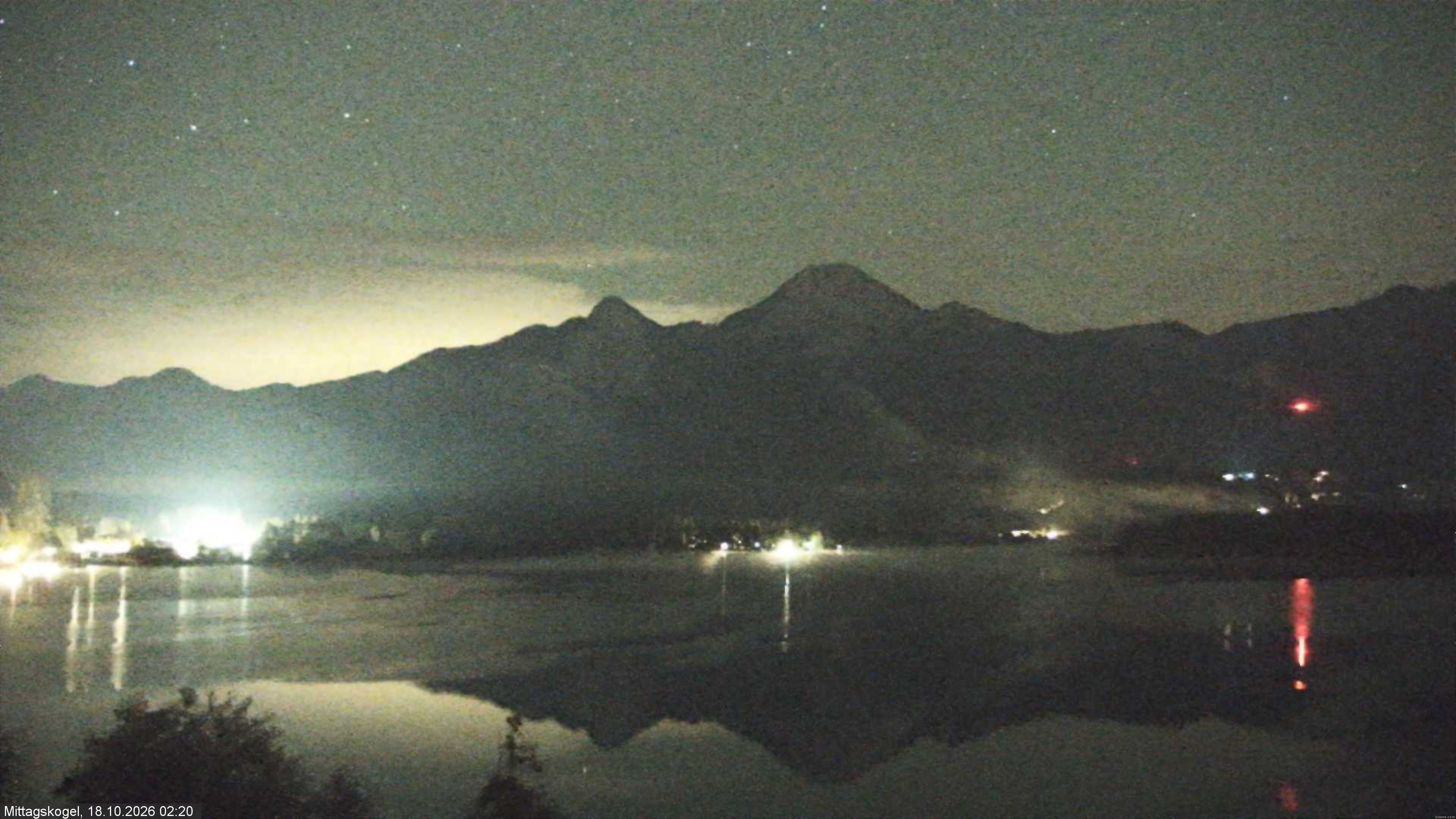 Archiv Foto Webcam Faaker See, Blickrichtung Mittagskogel