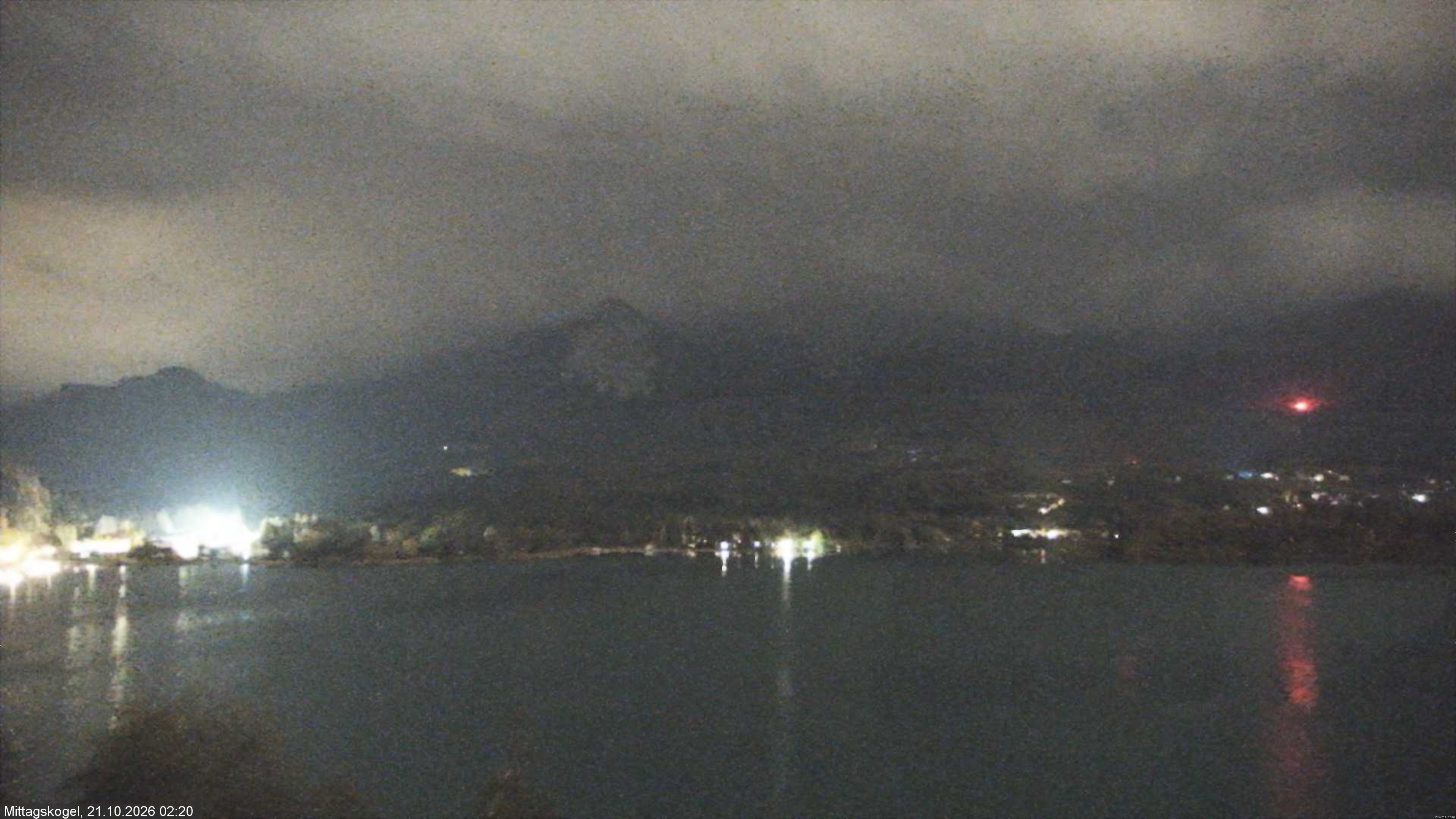 Archiv Foto Webcam Faaker See, Blickrichtung Mittagskogel