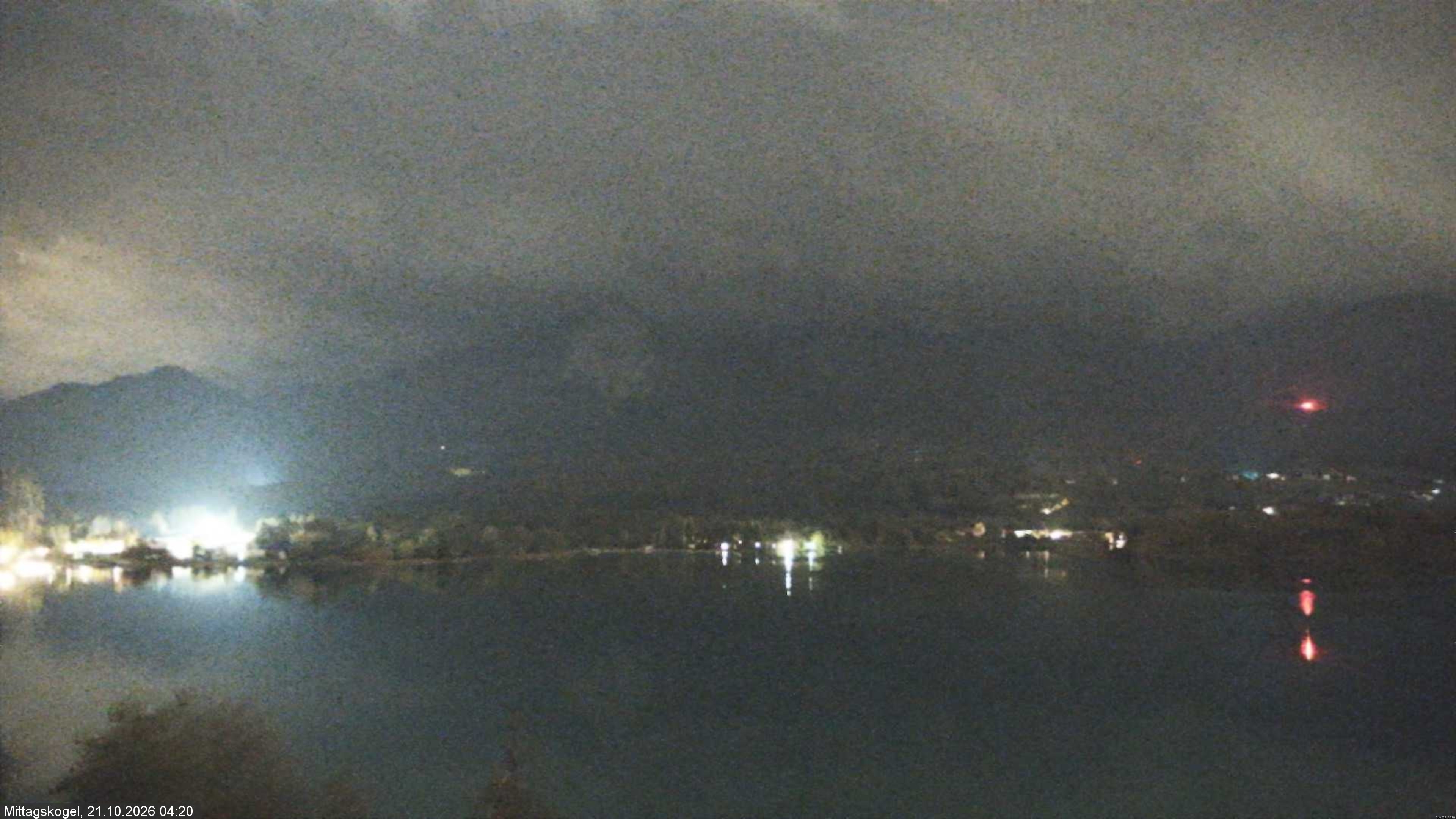 Archiv Foto Webcam Faaker See, Blickrichtung Mittagskogel