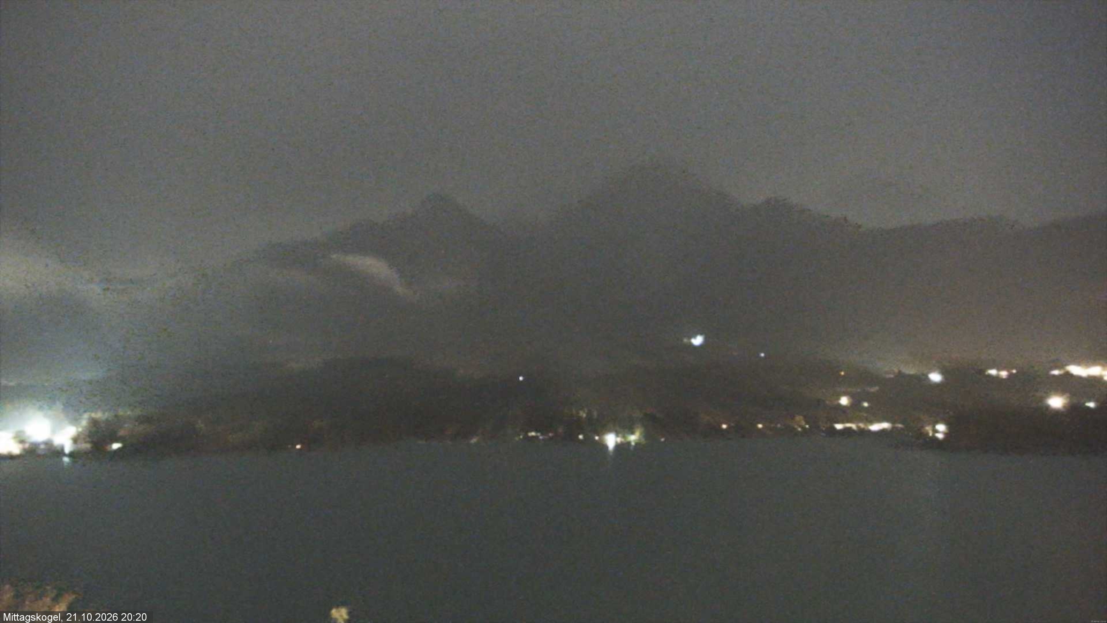 Archiv Foto Webcam Faaker See, Blickrichtung Mittagskogel