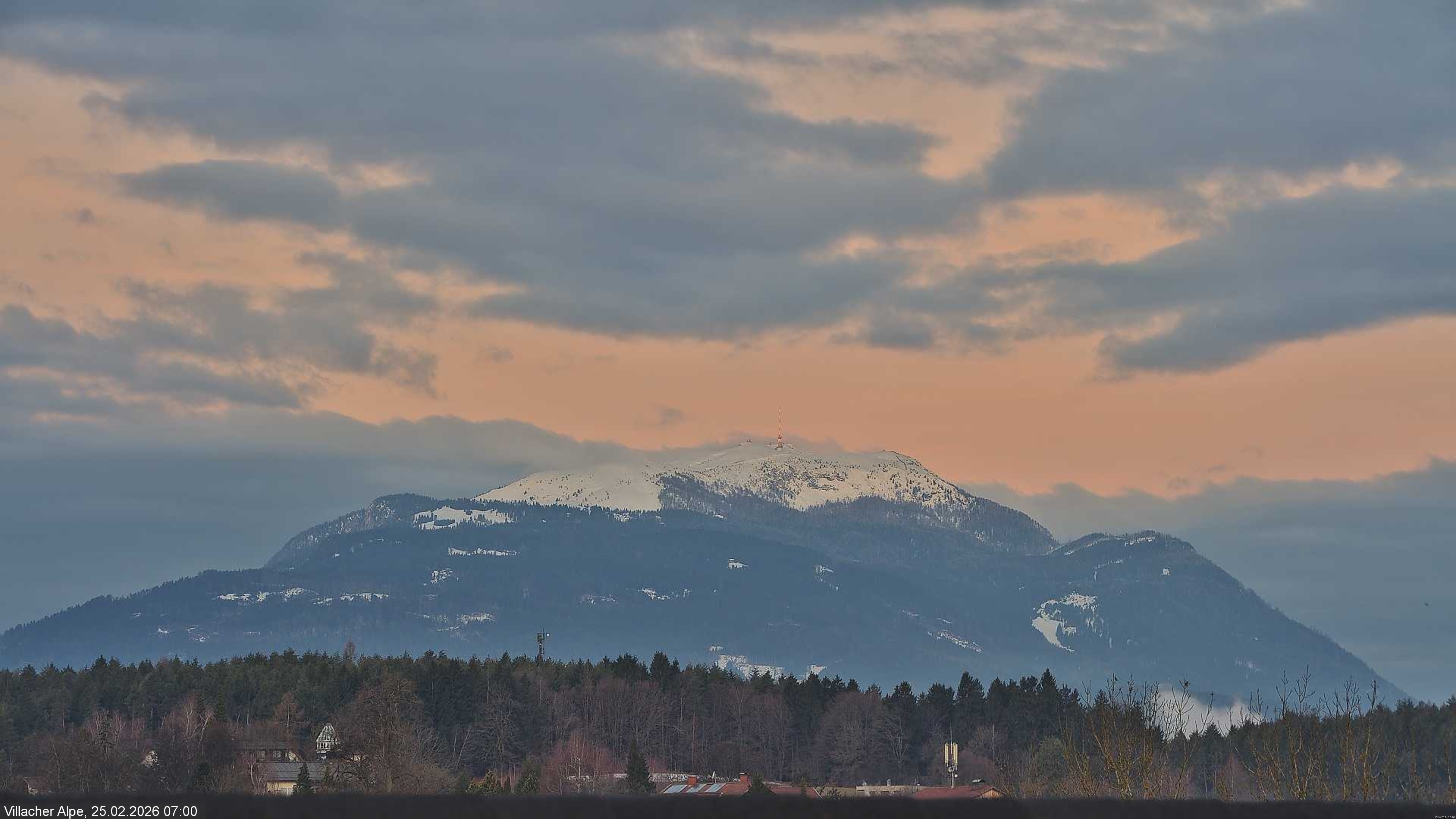Archiv Foto Webcam Villacher Alpe, Faaker See