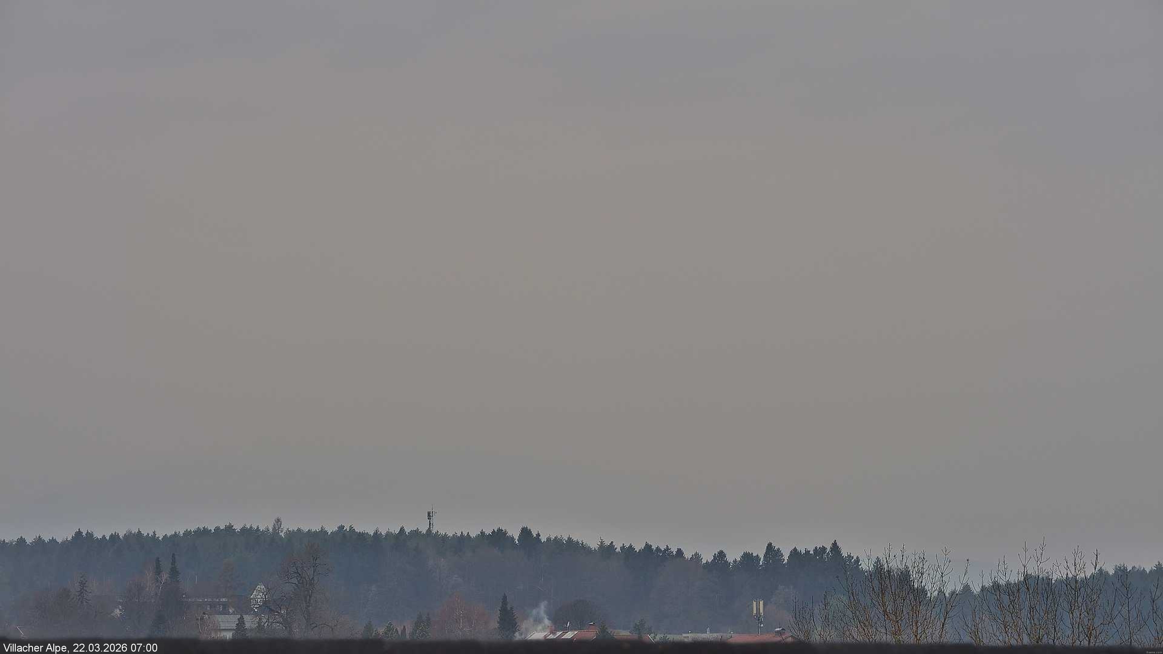 Archived image Webcam Faaker See lake and Villacher Alpe