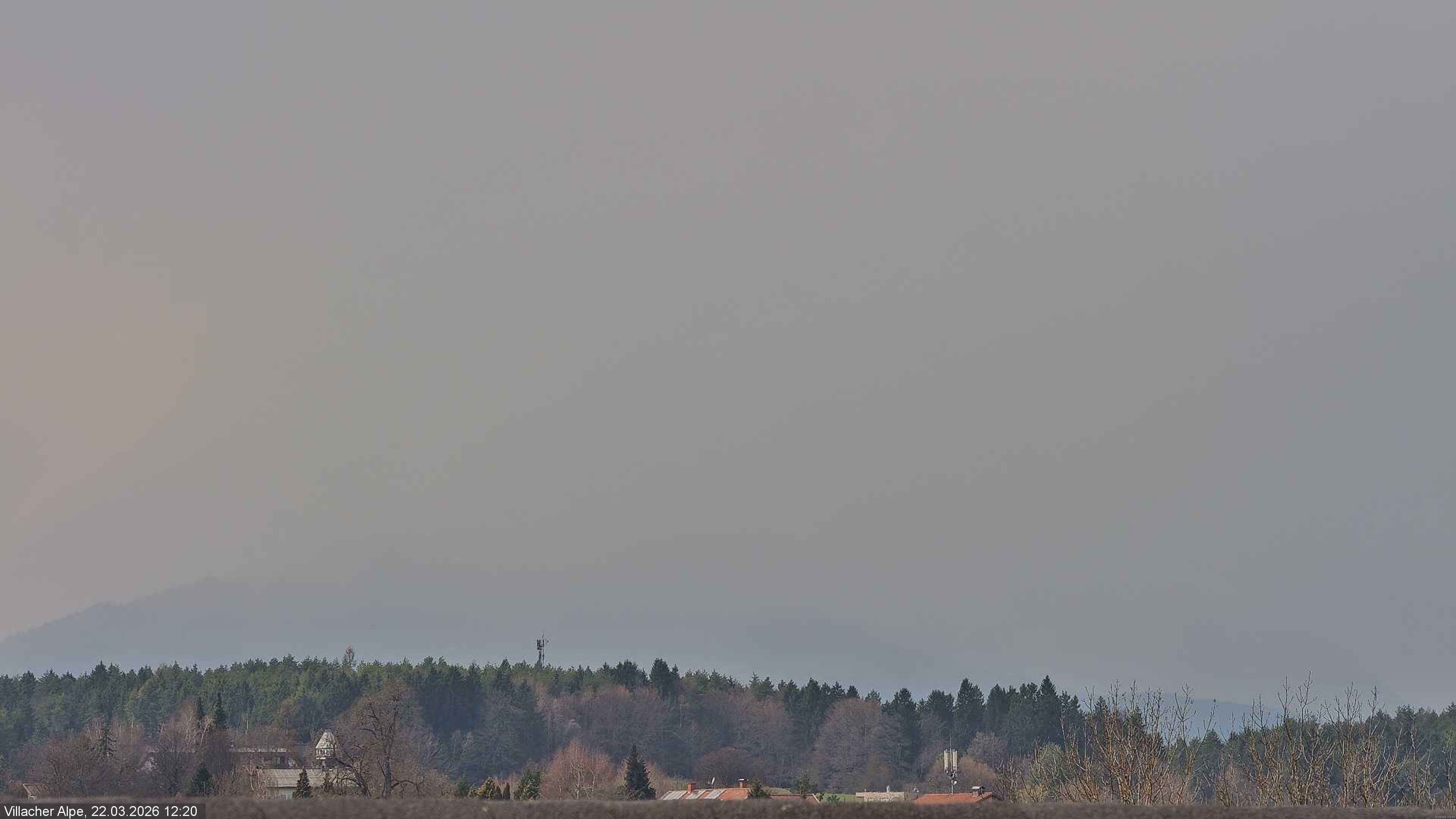 Archived image Webcam Faaker See lake and Villacher Alpe