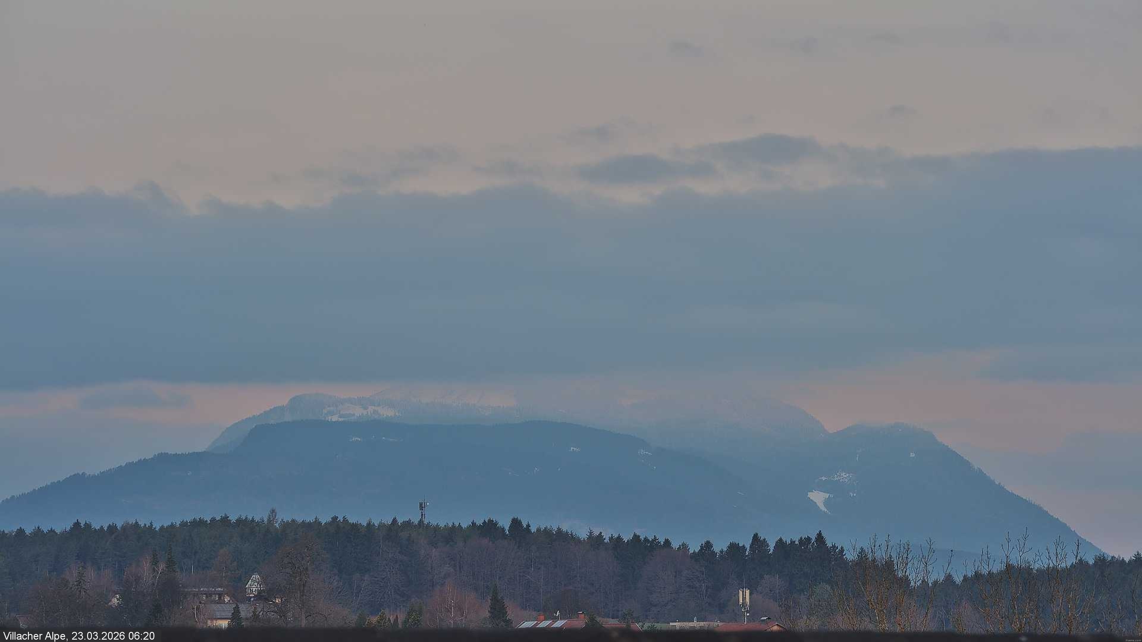 Archiv Foto Webcam Villacher Alpe, Faaker See