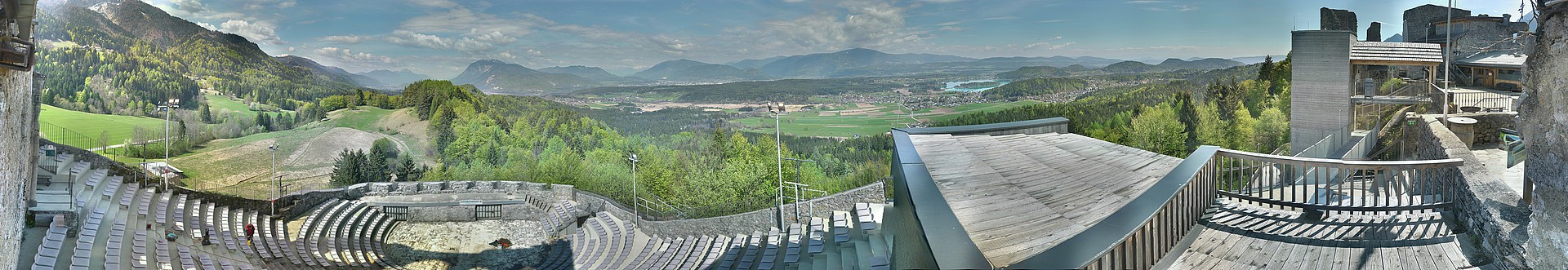 Archiv Foto Webcam Burgarena Finkenstein in Kärnten