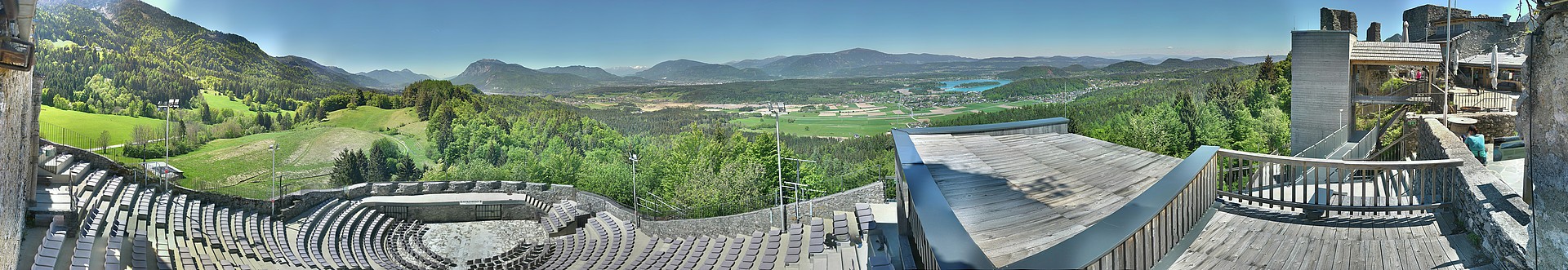 Archiv Foto Webcam Burgarena Finkenstein in Kärnten