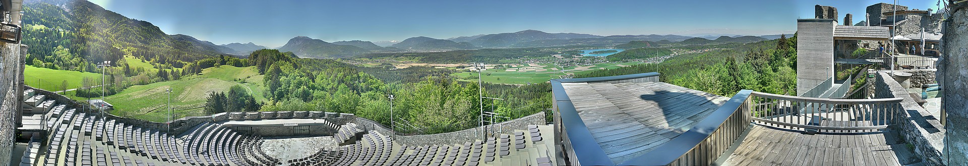 Archiv Foto Webcam Burgarena Finkenstein in Kärnten