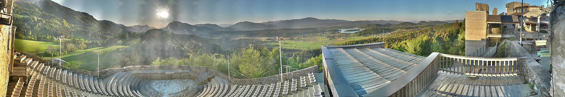Archiv Foto Webcam Burgarena Finkenstein in Kärnten