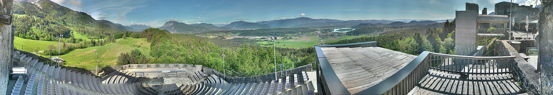 Archiv Foto Webcam Burgarena Finkenstein in Kärnten