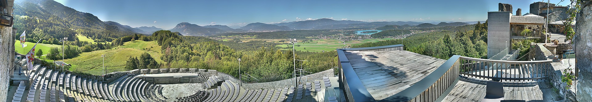 Archiv Foto Webcam Burgarena Finkenstein in Kärnten