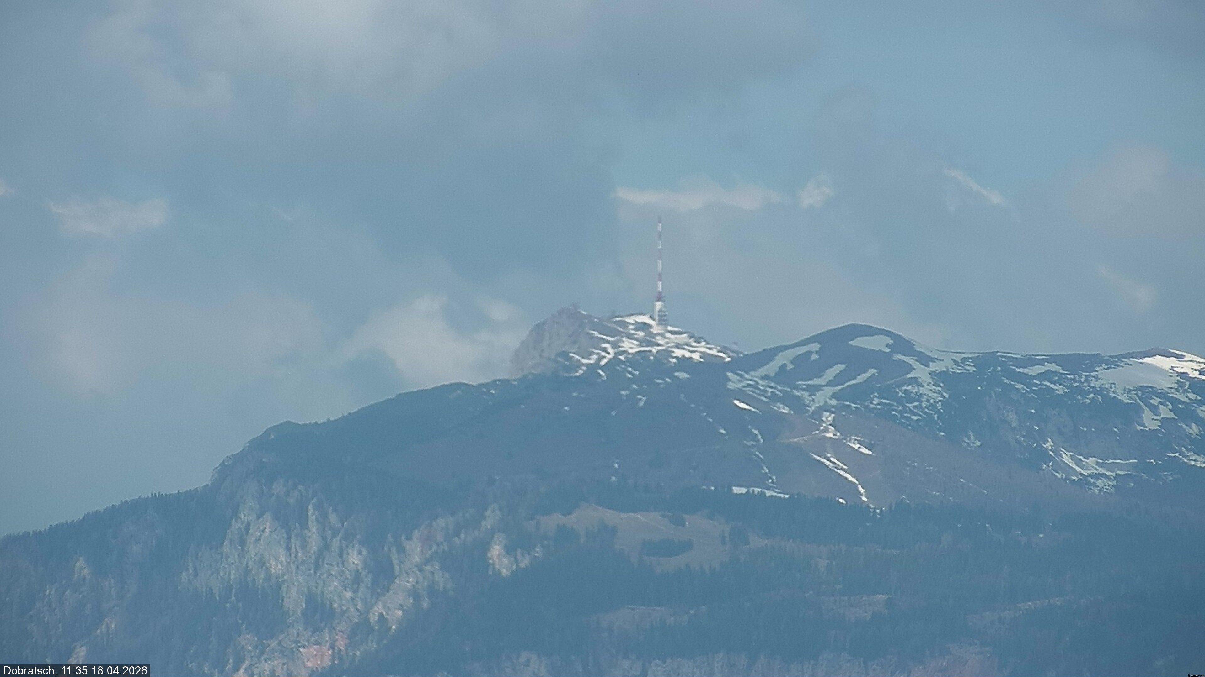 Archiv Foto Webcam Burgarena Finkenstein - Dobratsch