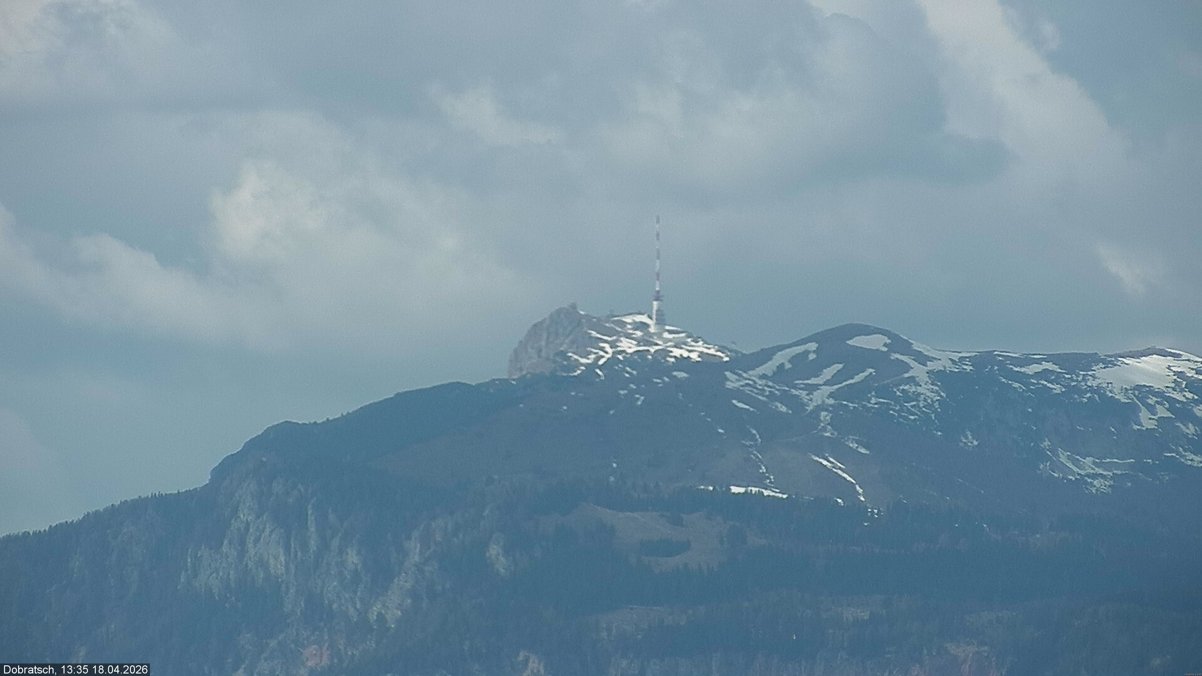 Archiv Foto Webcam Burgarena Finkenstein - Dobratsch