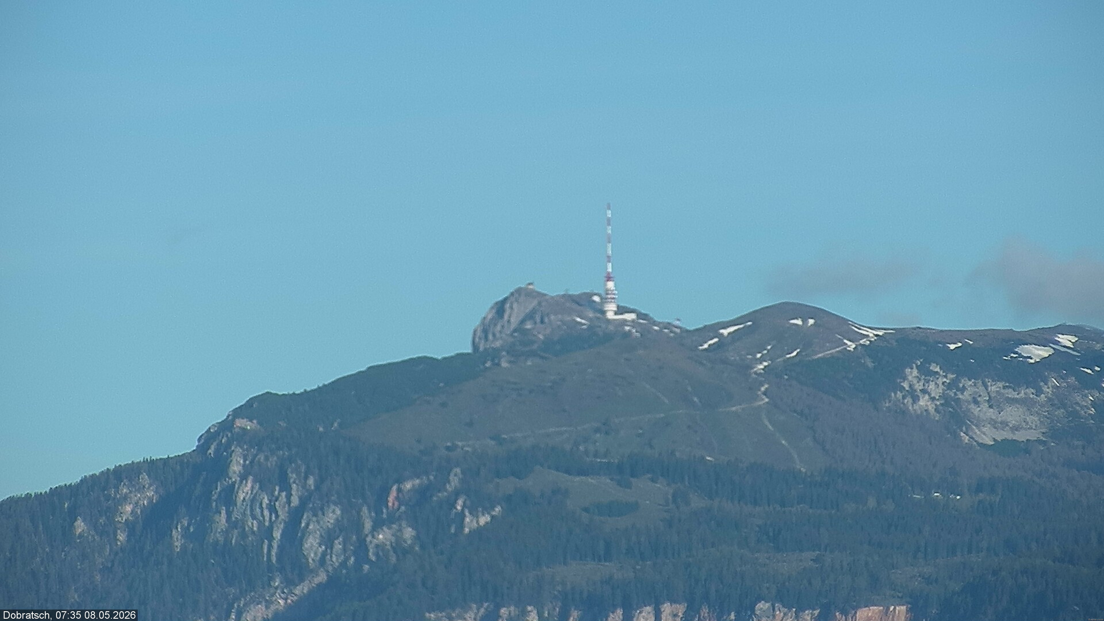 Archiv Foto Webcam Burgarena Finkenstein - Dobratsch