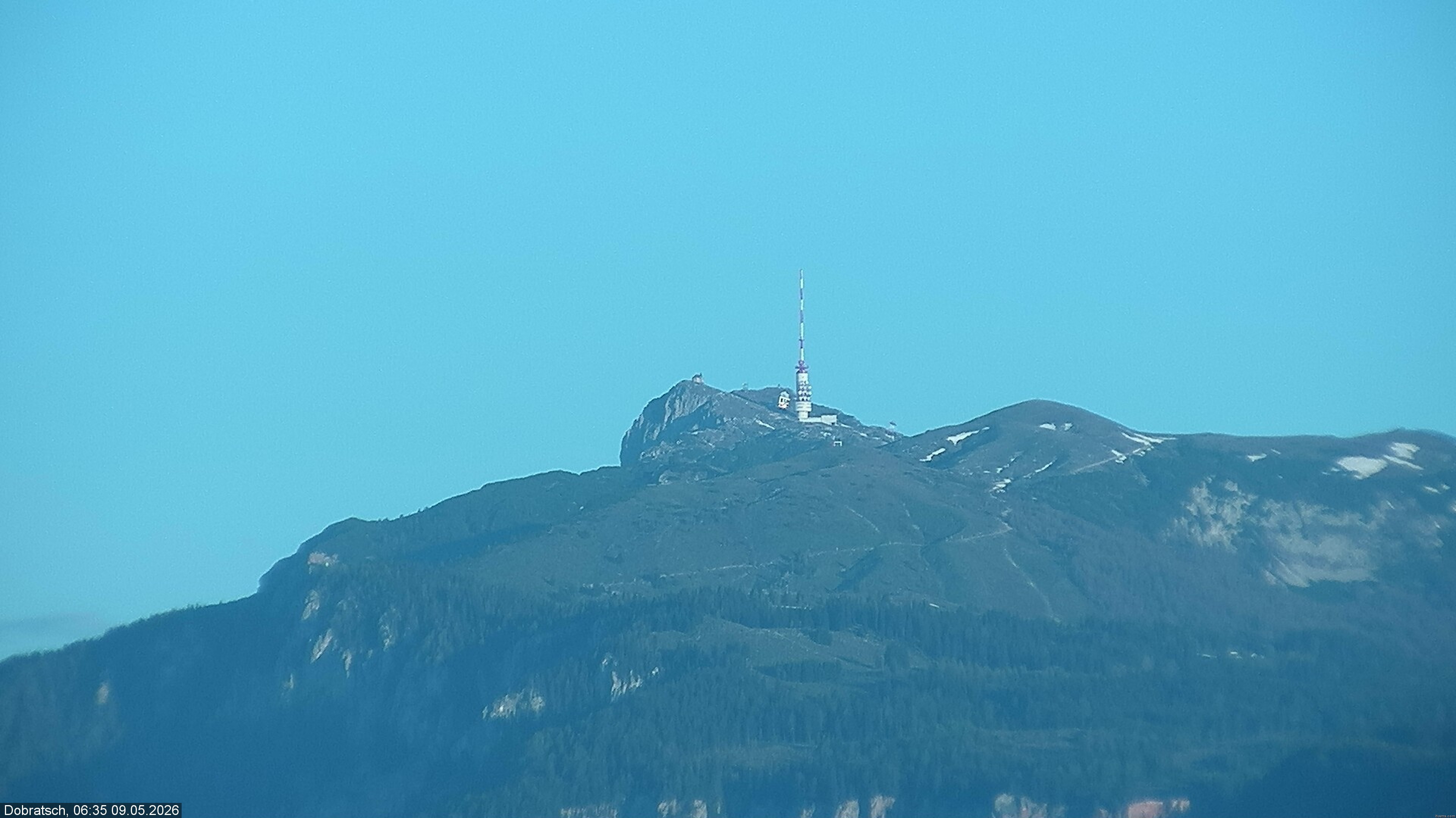 Archived image Webcam Dobratsch mountain