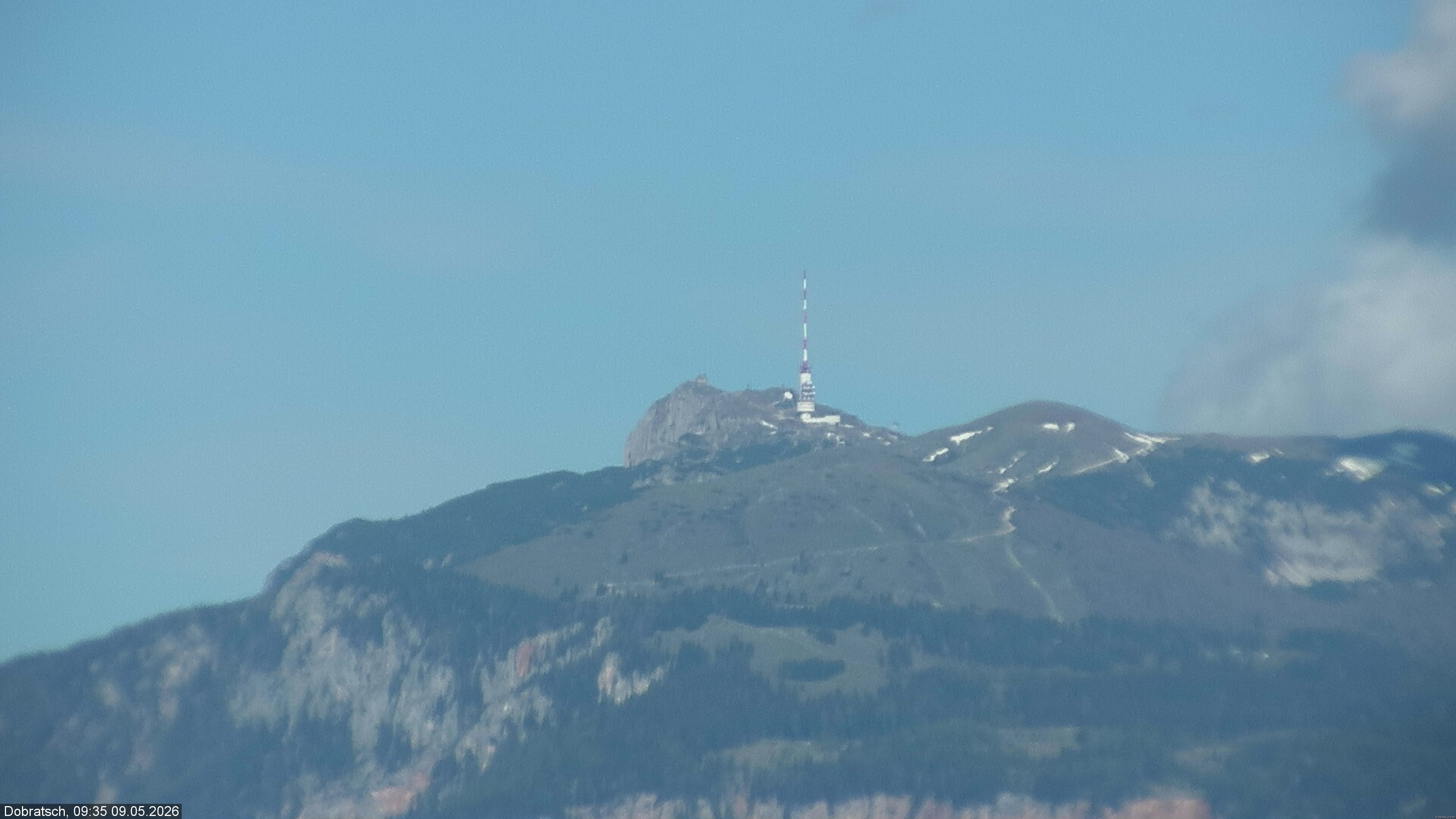 Archived image Webcam Dobratsch mountain