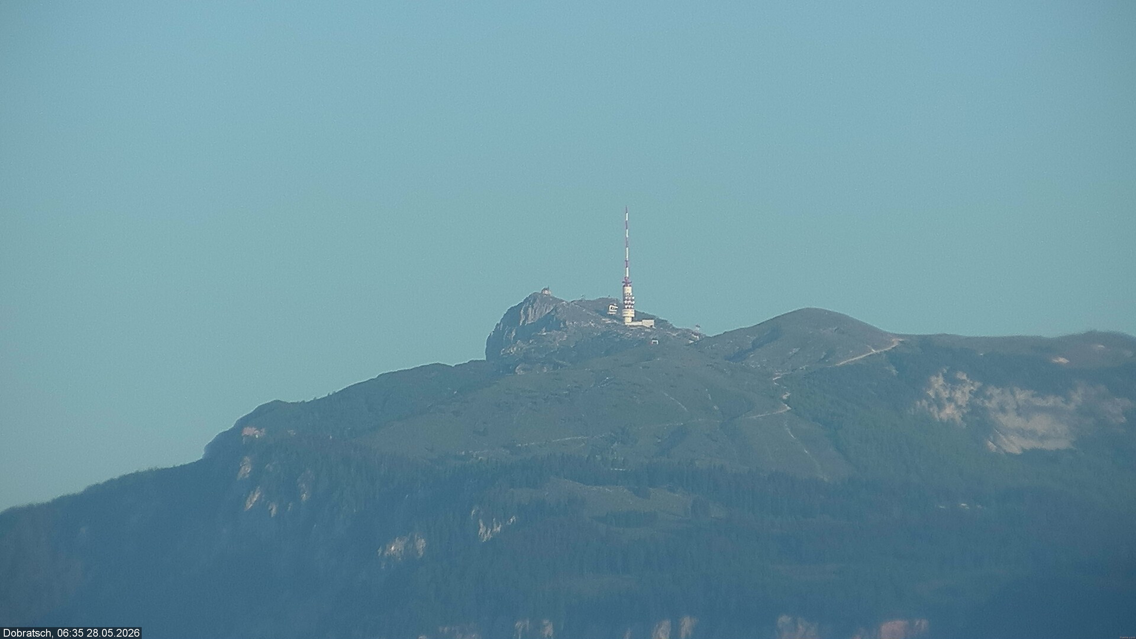 Archived image Webcam Dobratsch mountain