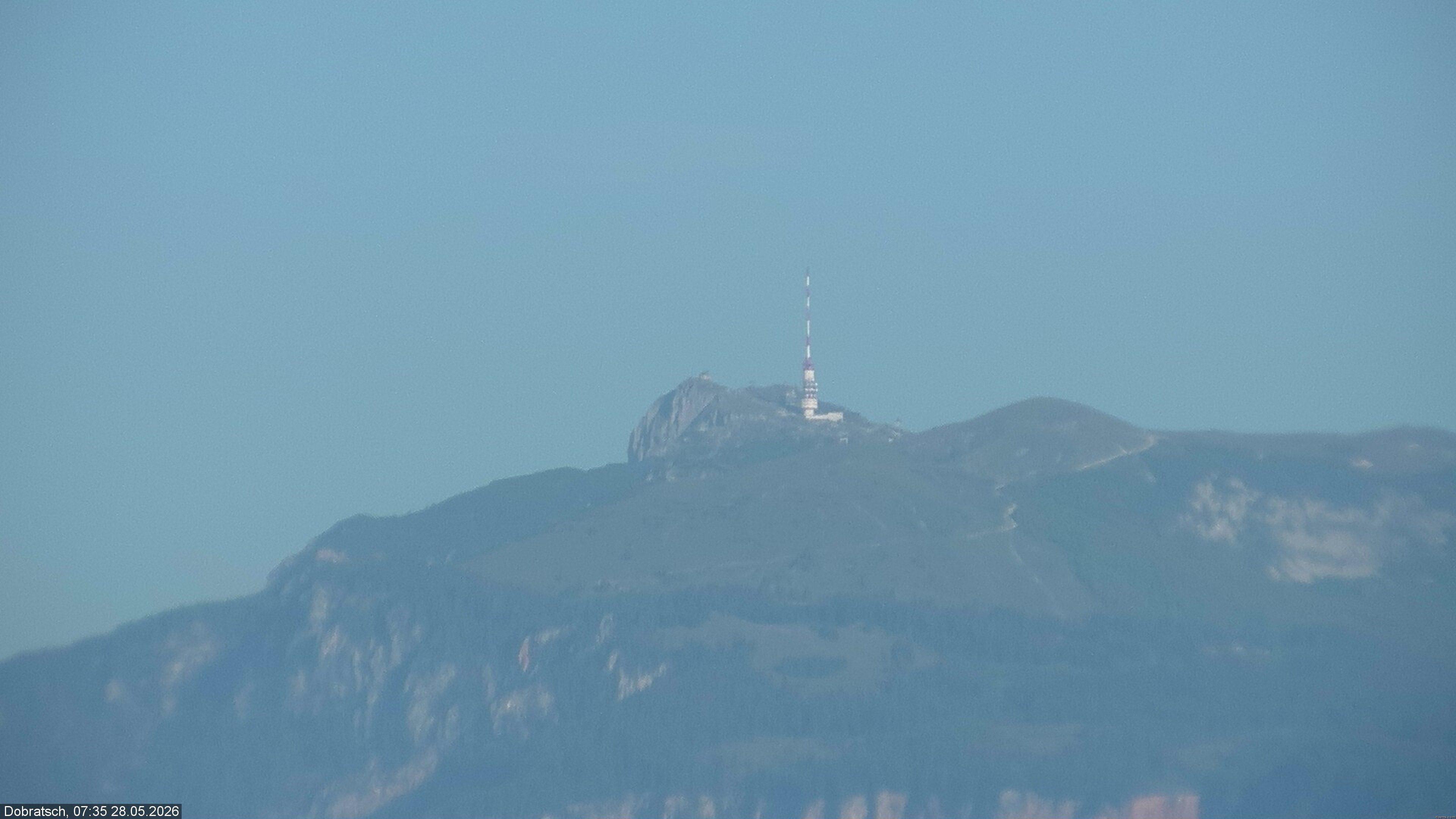 Archived image Webcam Dobratsch mountain