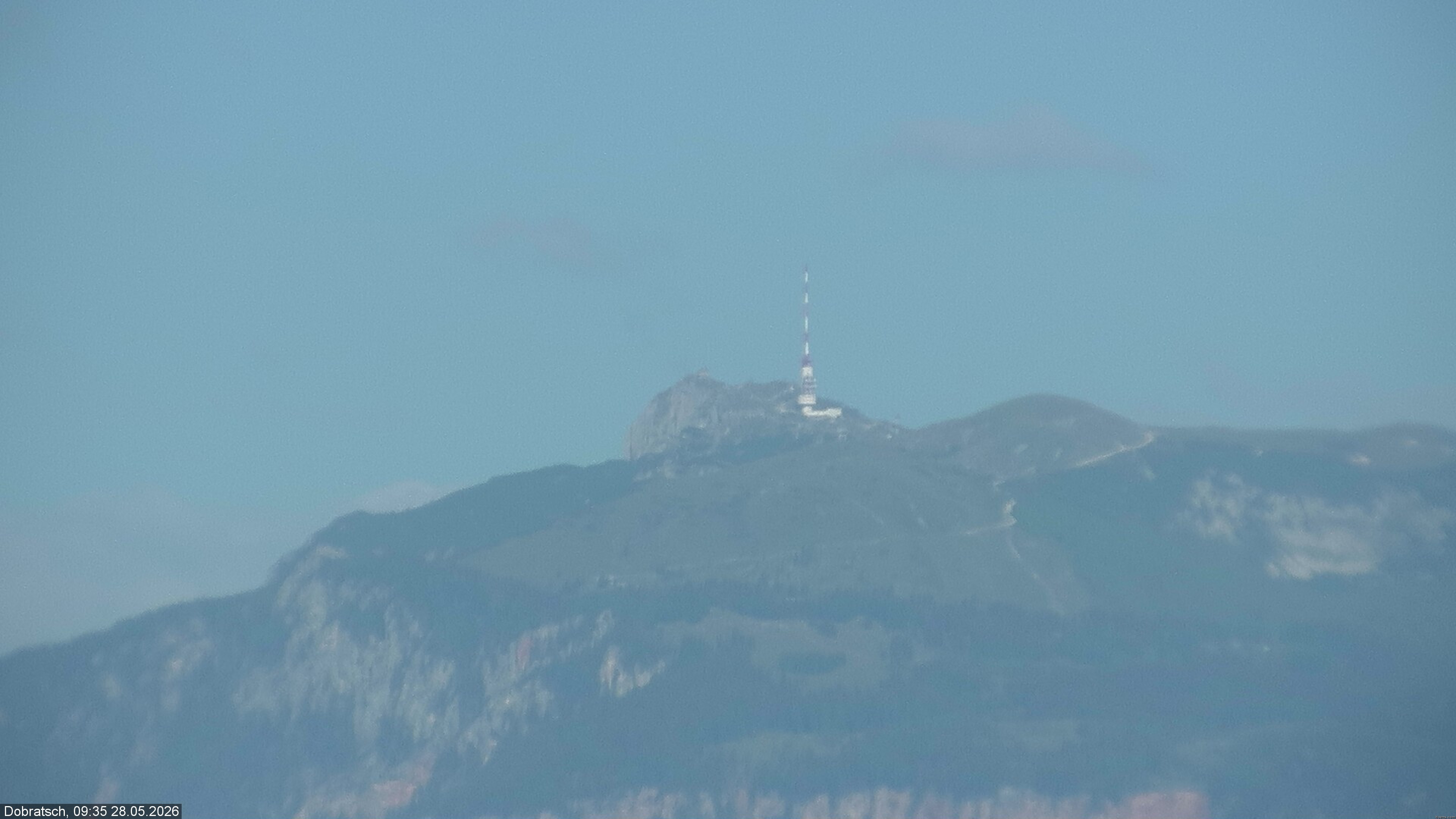 Archived image Webcam Dobratsch mountain